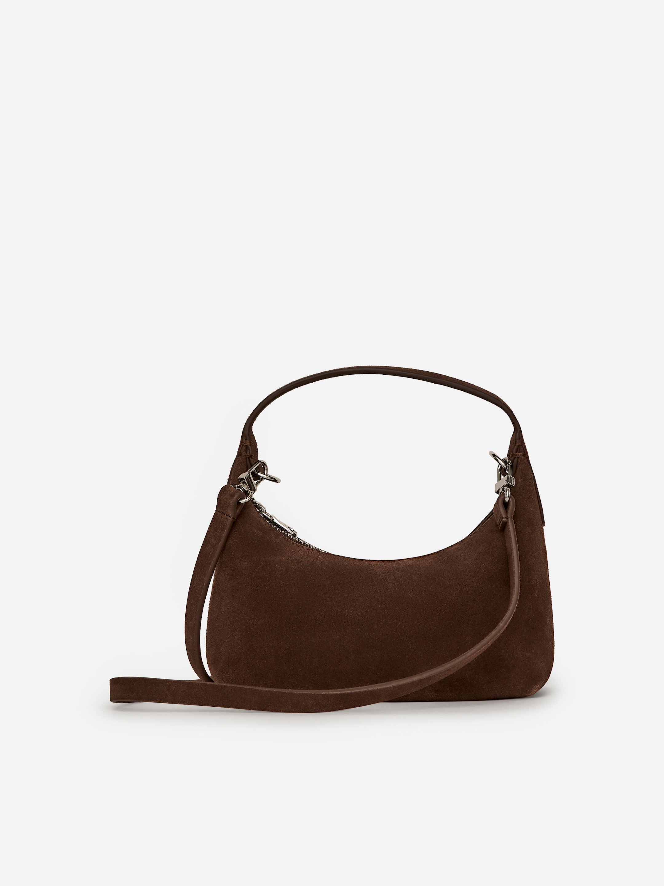 Petit sac en croûte de cuir suédé - Marron - Femme - StillMedia/DescriptiveStillLife - 5