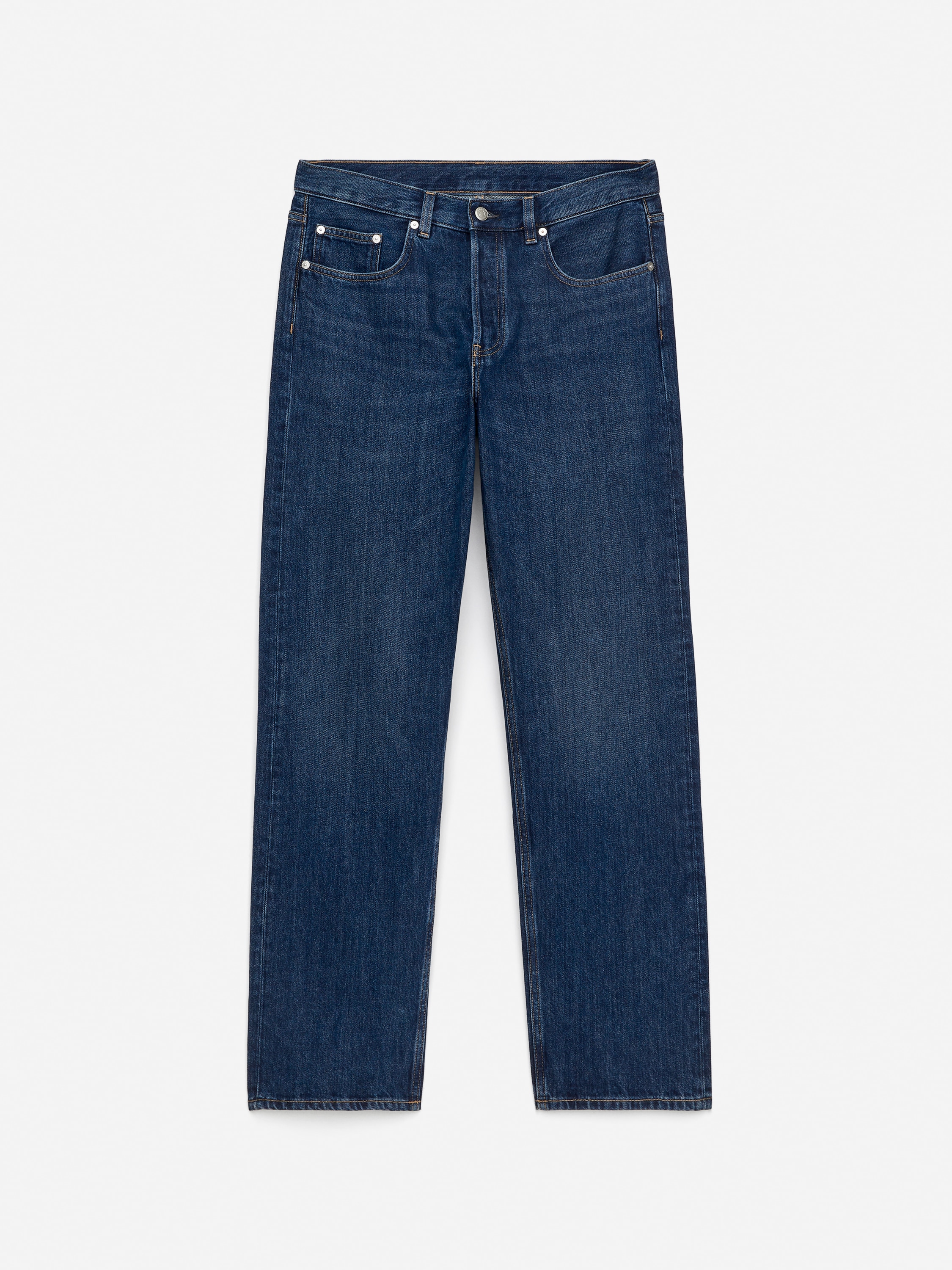 OCEAN Loose Straight Jeans - Dark Blue/Black/Mid Blue/Dark Blue/Blue/Dark Blue/Mid Blue/Blue/Ecru