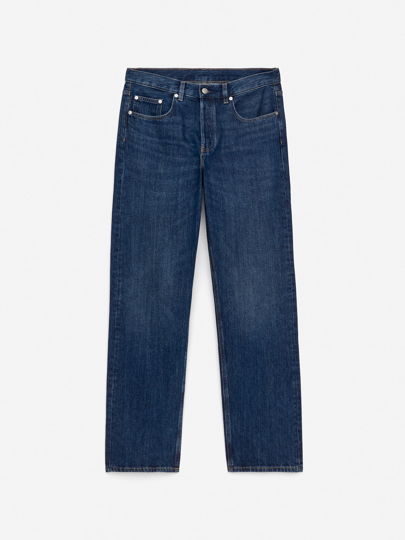 OCEAN Loose Straight Jeans - Dark Blue/Mid Blue/Black/Dark Blue/Blue/Dark Blue/Mid Blue/Ecru/Blue - 2