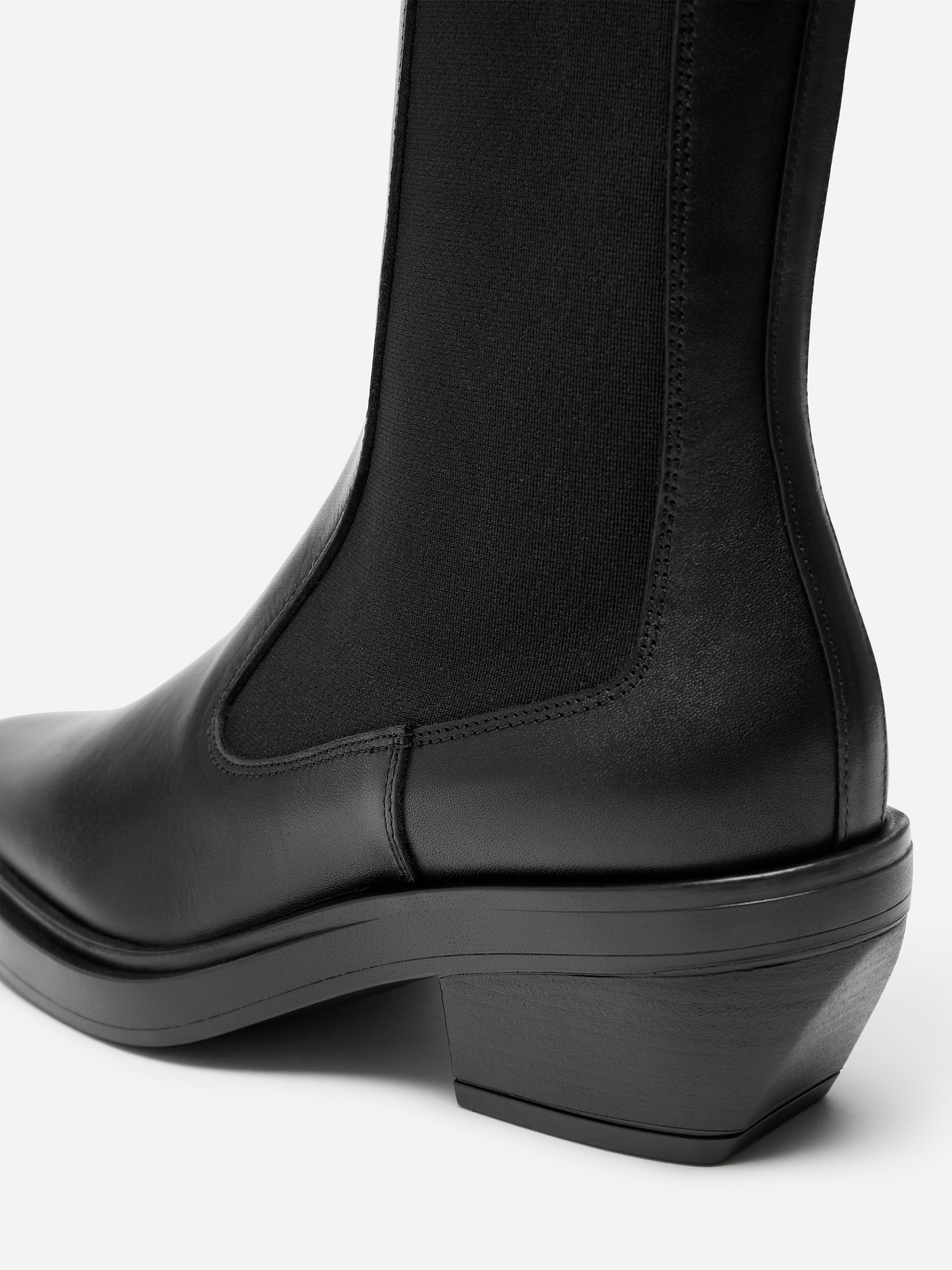 Leather boots - Black - women - StillMedia/DescriptiveDetail - 2