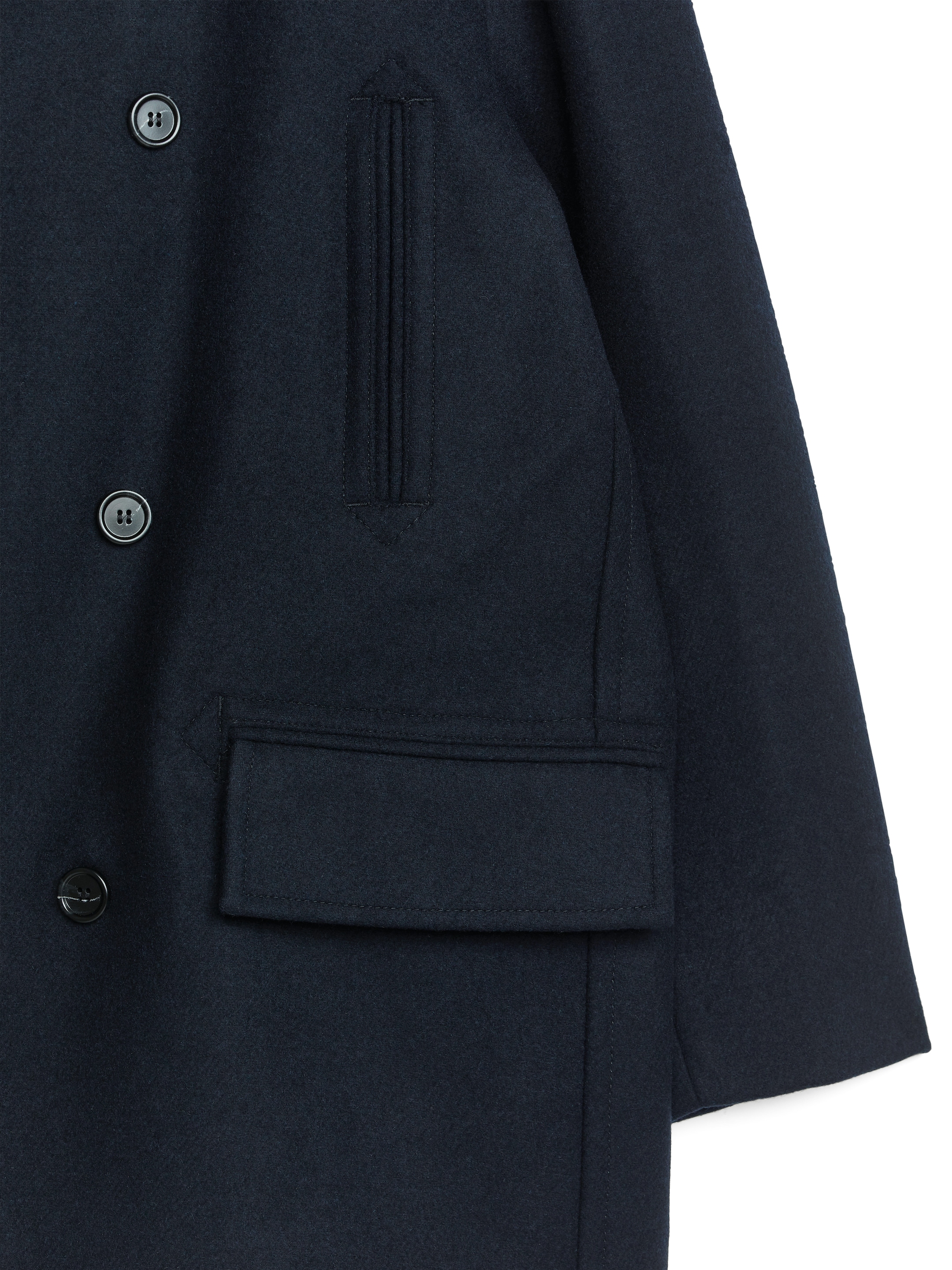 Se større billede: Sømandsjakke i uld - Mørkeblå - HERRE | H&M DK 2