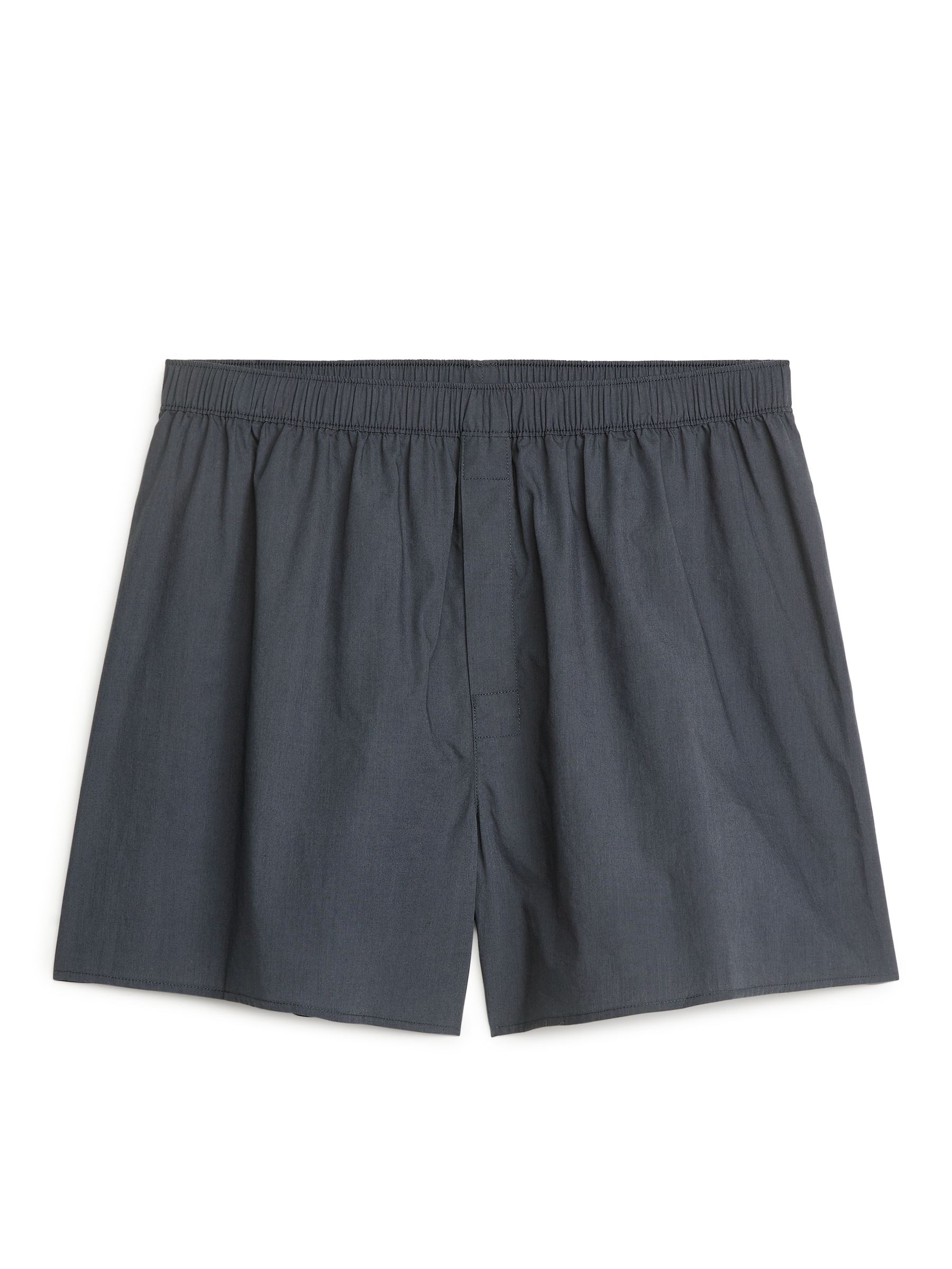 Gewebte Boxershorts, 2er-Set - Dunkelblau/gestreift - Regular Fit - Herren - StillMedia/DescriptiveDetail - 2