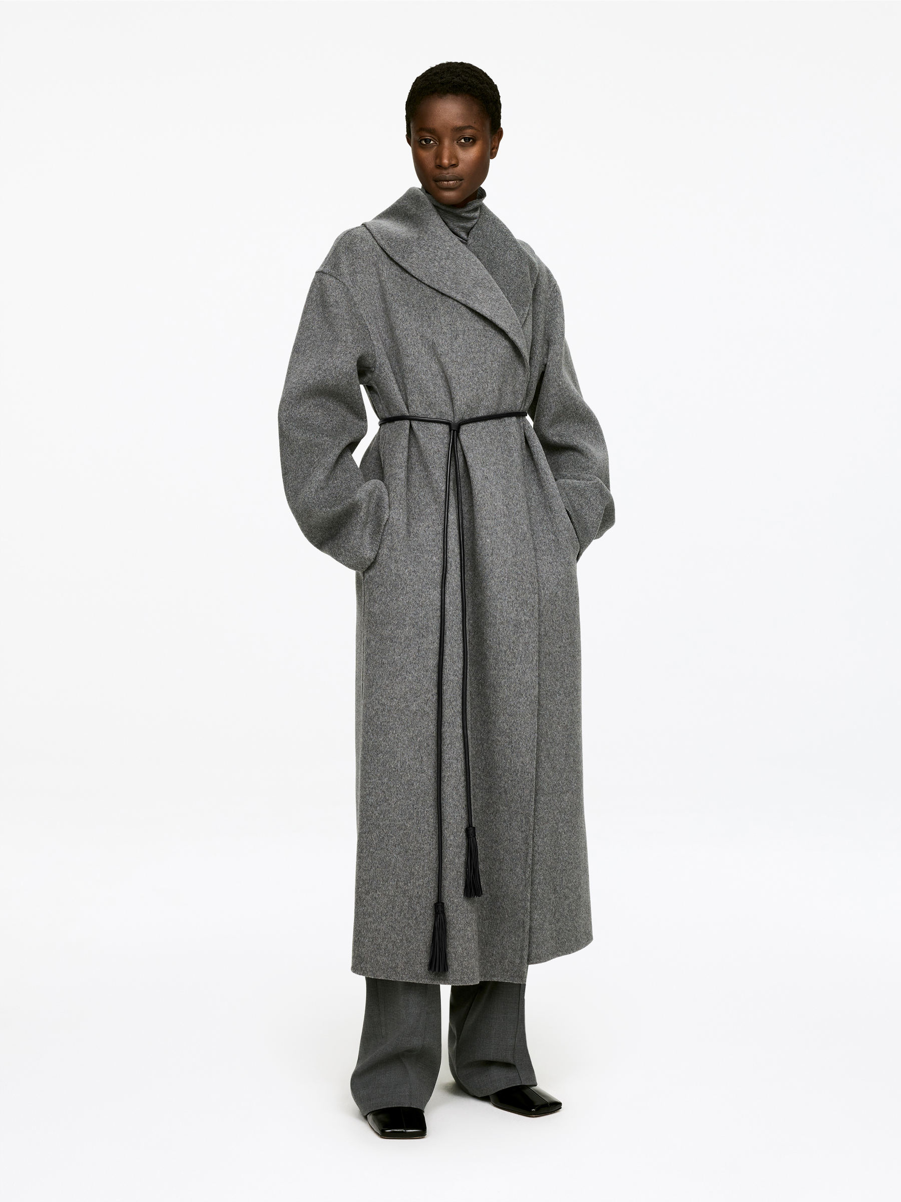 Leather Tassel Belt - Black - Women - StillMedia/Lookbook - 3