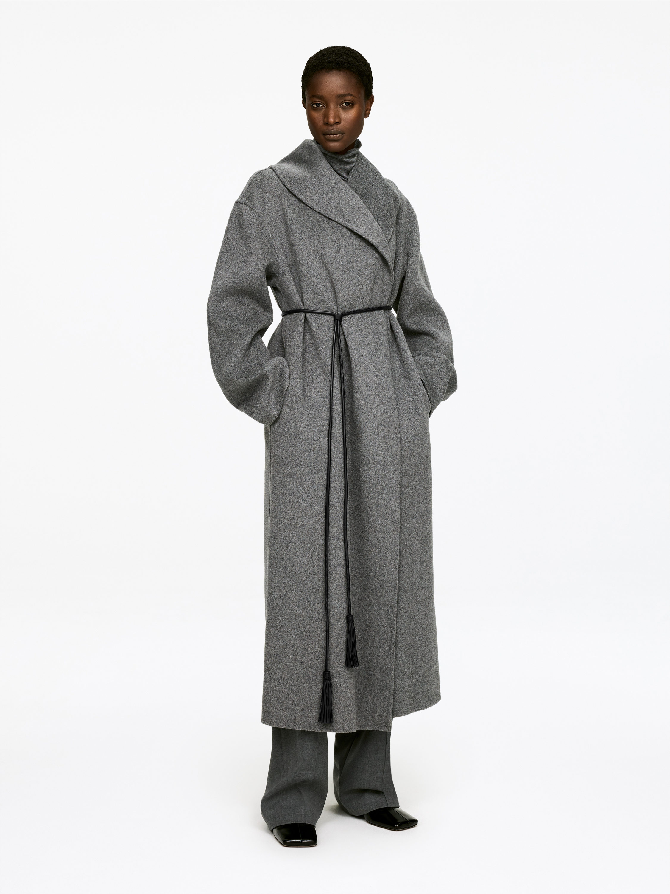 Leather Tassel Belt - Black - Women - StillMedia/Lookbook - 3