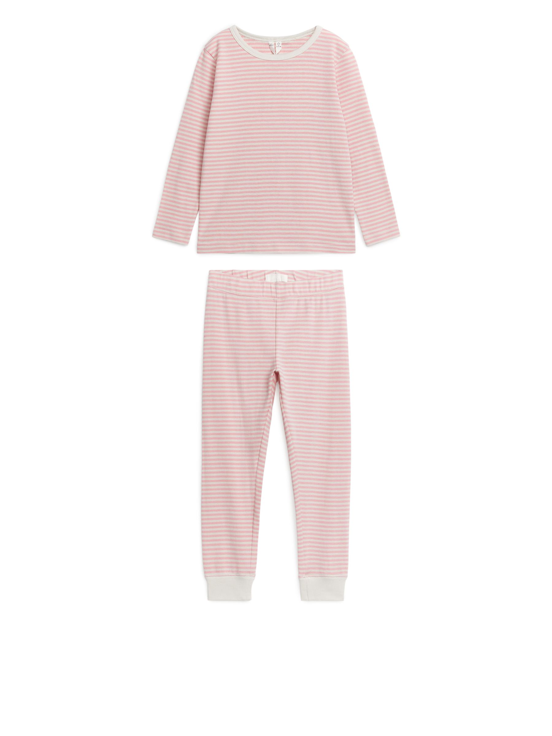 Jersey-Pyjama - Rosa/Cremeweiß - Regular Fit - Kinder - StillMedia/DescriptiveStillLife - 1