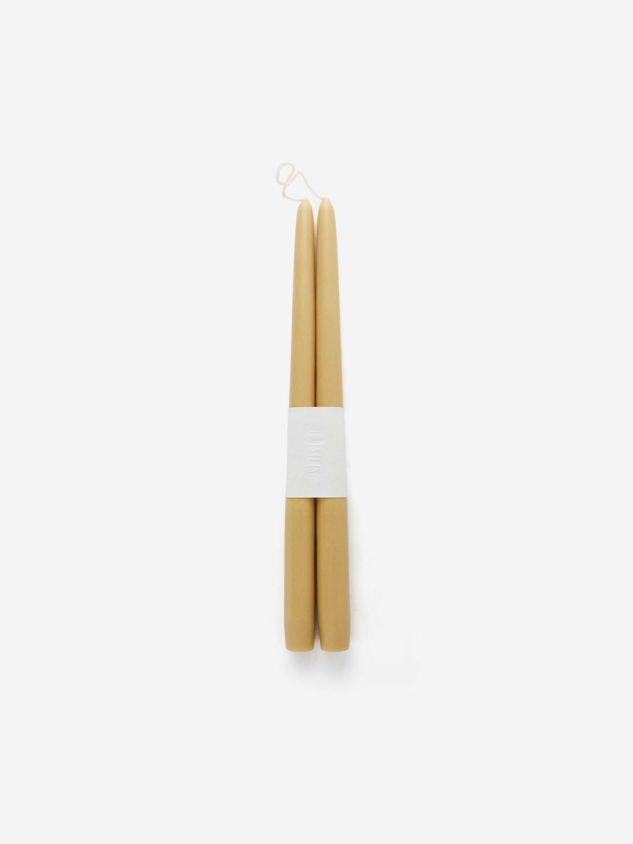 Agrandir l'image: Lot de 2 bougies coniques - Jaune pâle - Home All | H&M FR 1