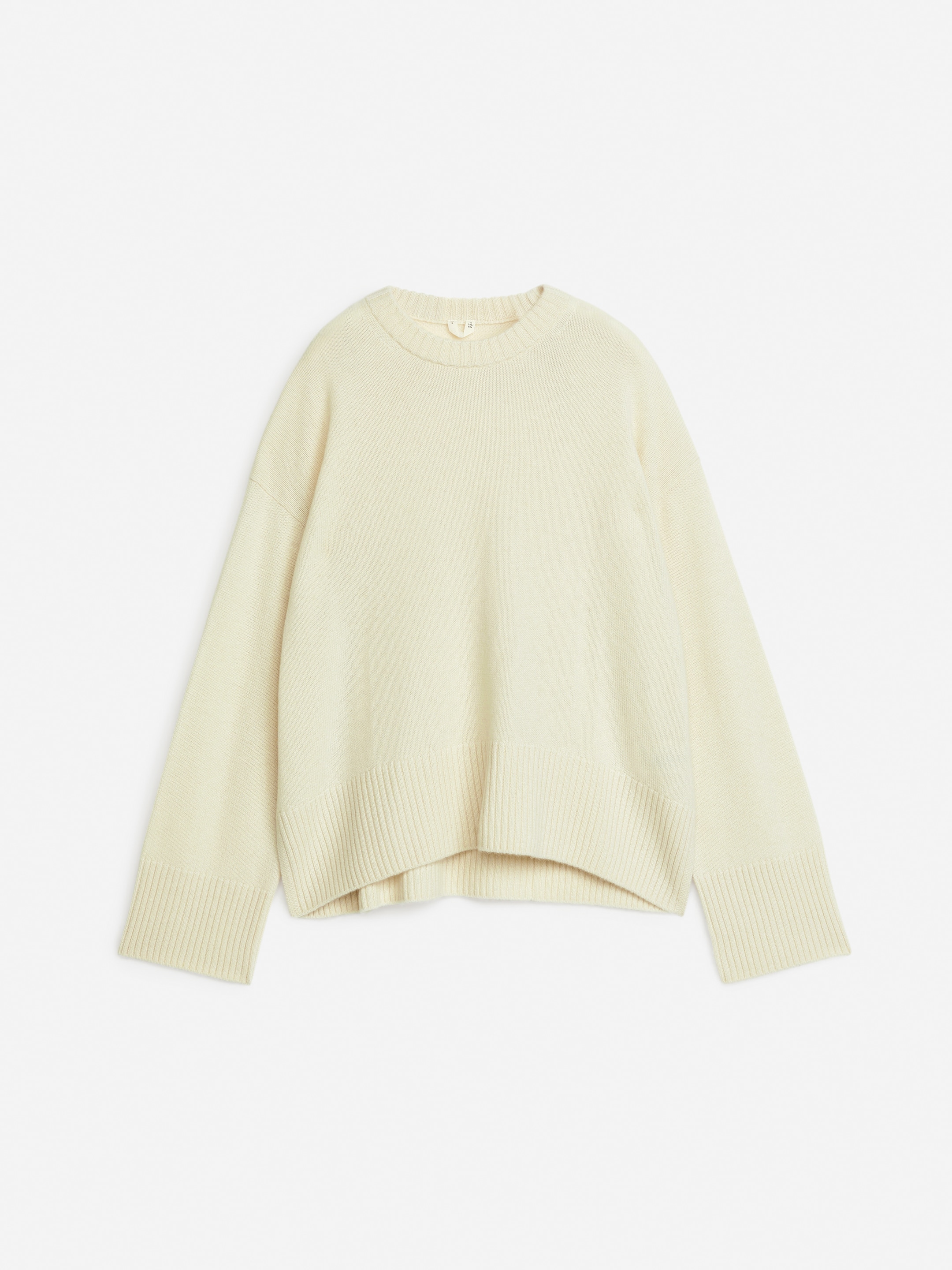 Größeres Bild ansehen: Lässiger Pullover aus Kaschmir und Wolle - Cremeweiß - Ladies | H&M DE 1