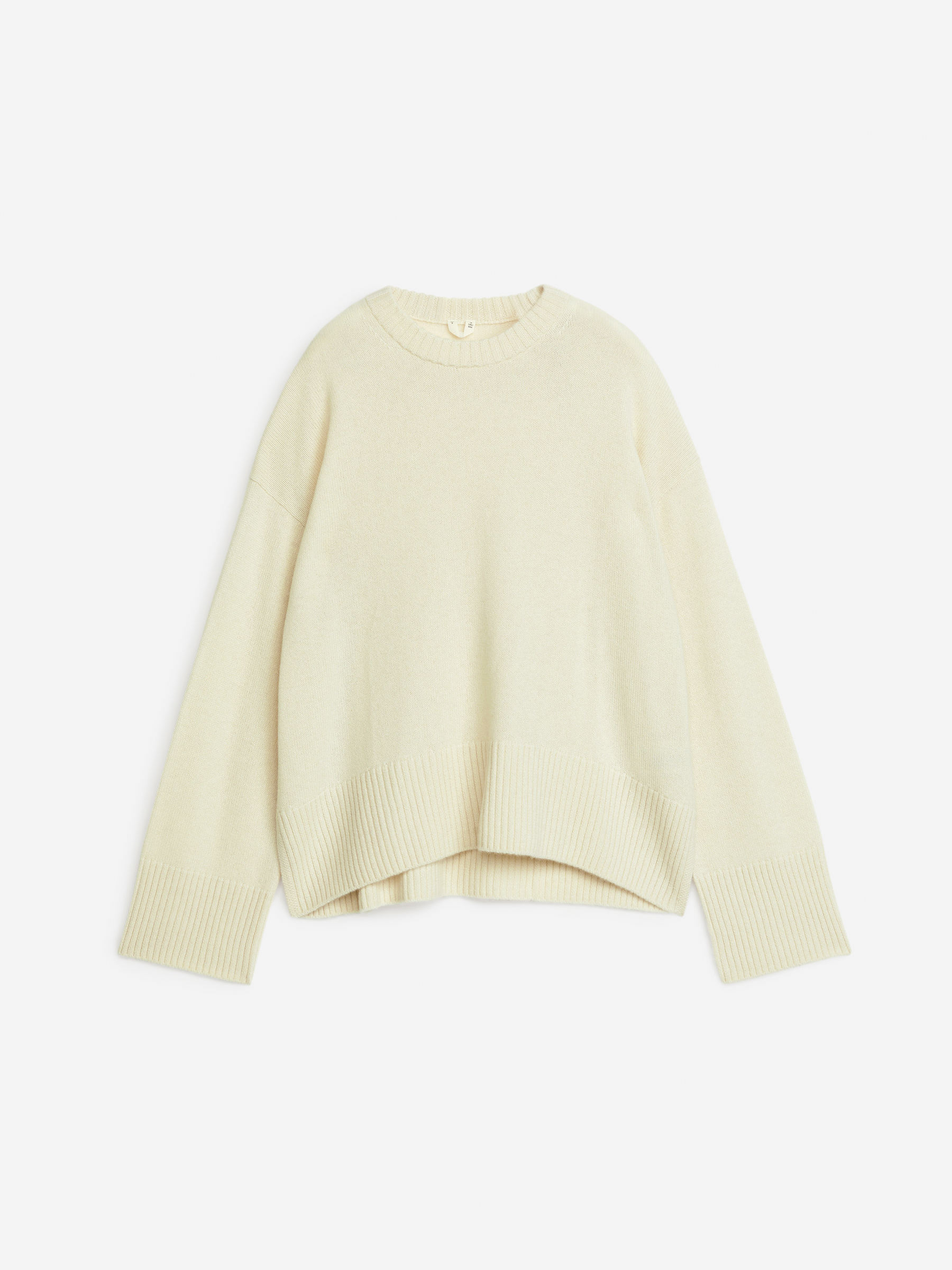 Relaxed Cashmere-Wool Jumper – Off-White – Women – ARKET DK
