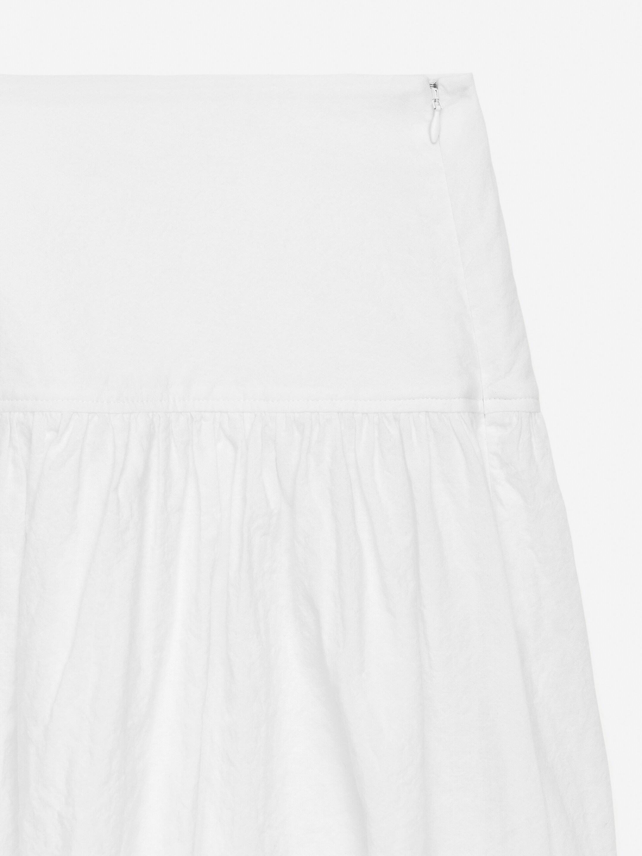 Ver imagem maior: Saia em tecido seersucker - Branco sujo - SENHORA | H&M PT 6