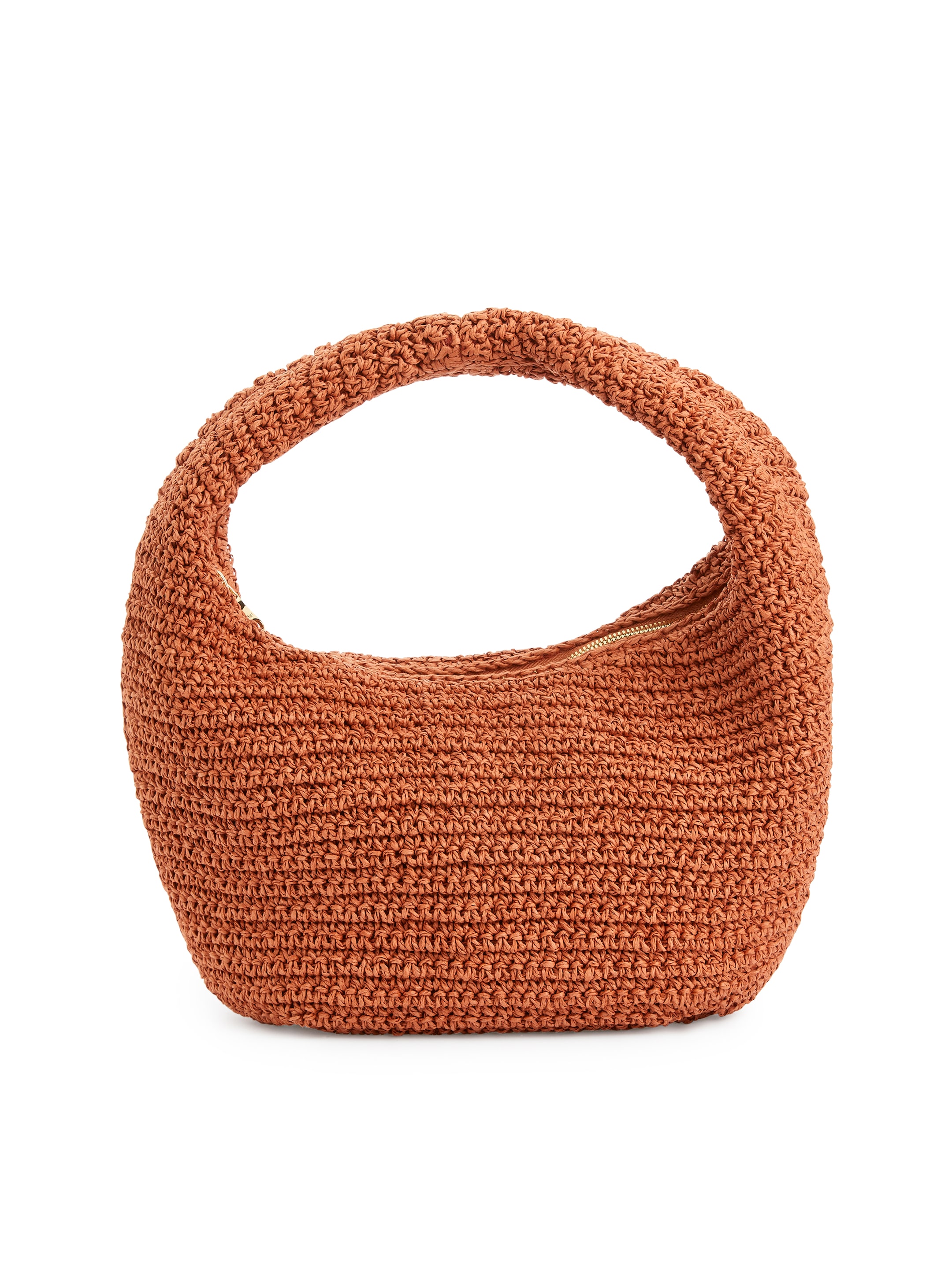 Strohtasche mit runder Form - Dunkelorange - Damen - StillMedia/DescriptiveStillLife - 5