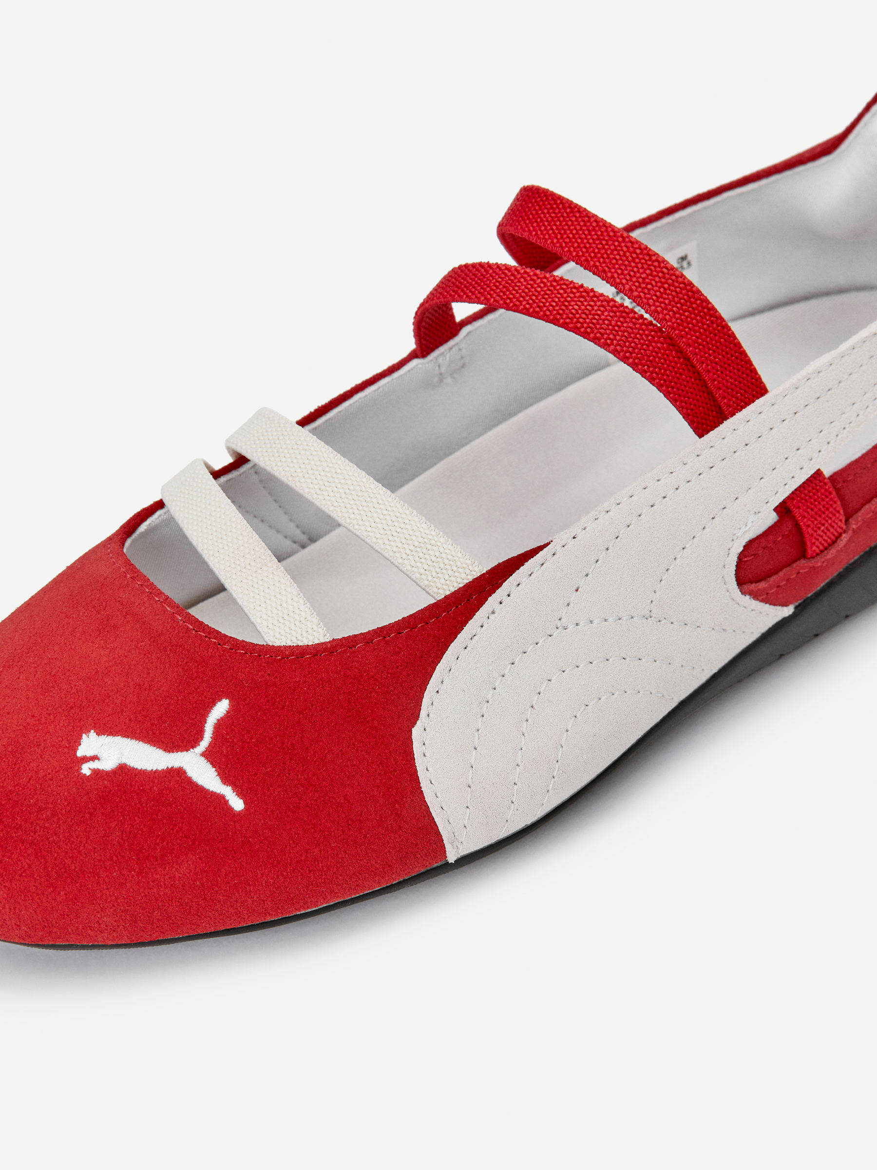 Puma Speedcat Suede Ballet Flats - Red - Women - StillMedia/DescriptiveDetail - 3