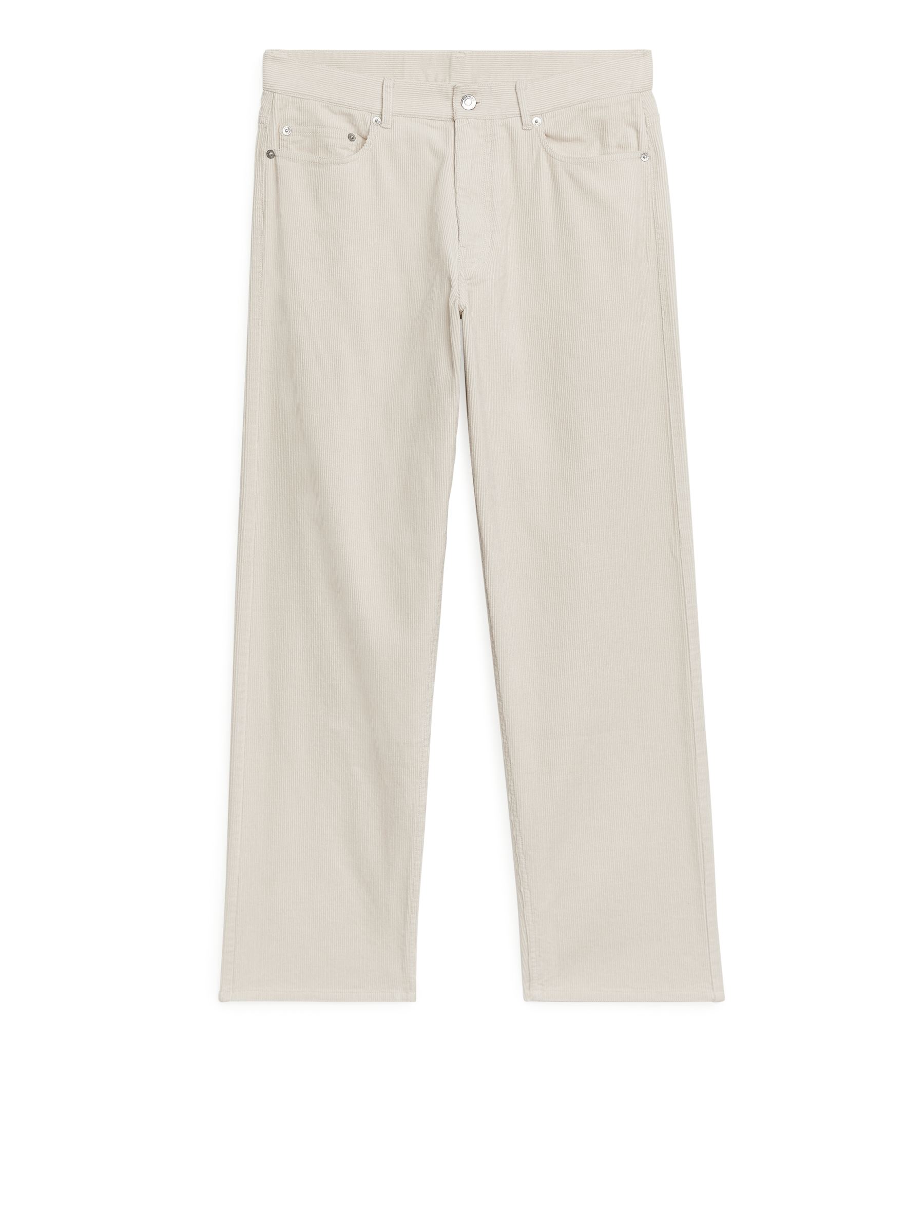 LOOSE Corduroy Trousers - Off-White - Loose fit - Men - StillMedia/DescriptiveStillLife - 1
