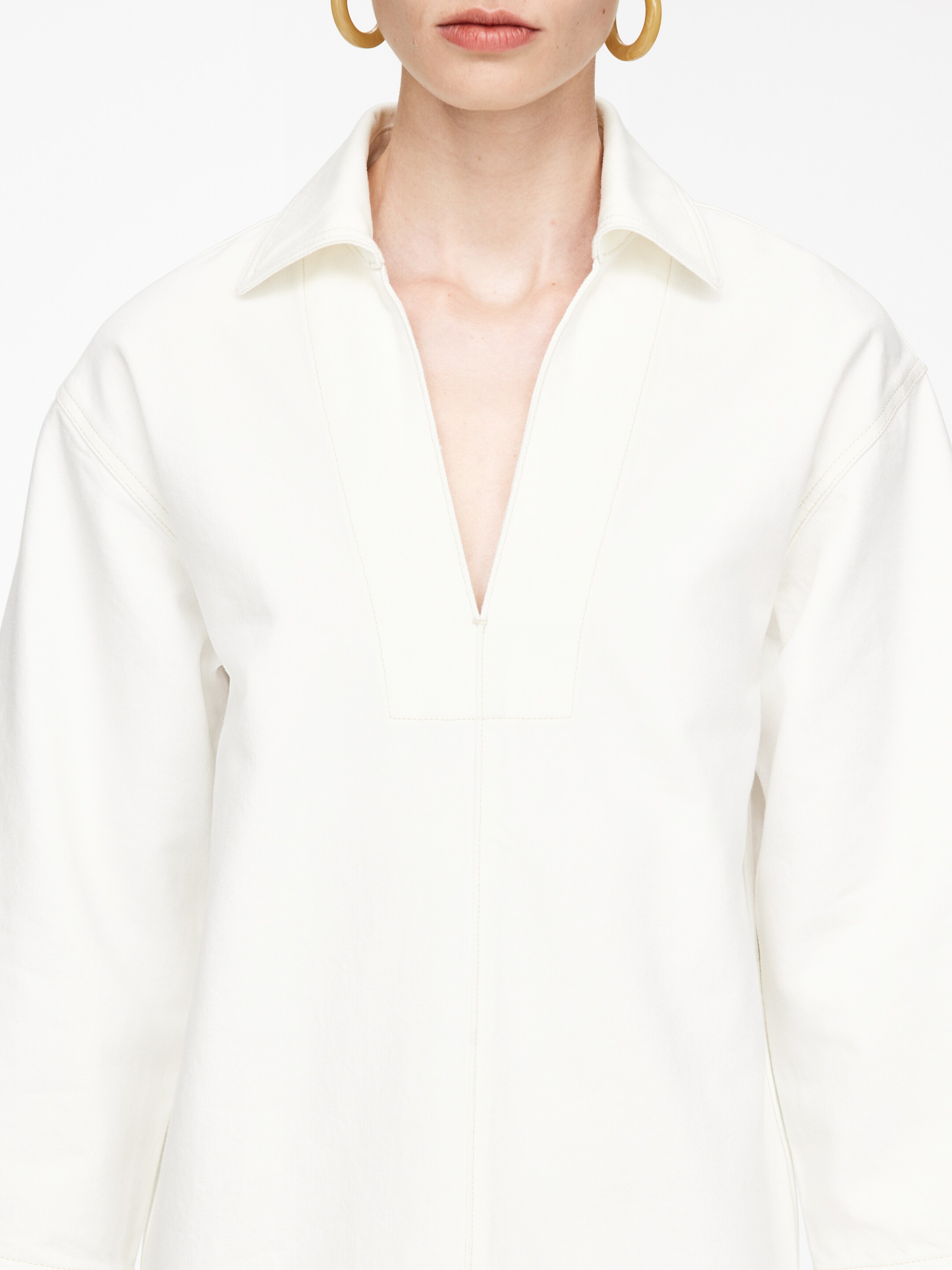 Visualizza immagine più grande: Tunica in denim - Bianco - DONNA | H&M IT 3