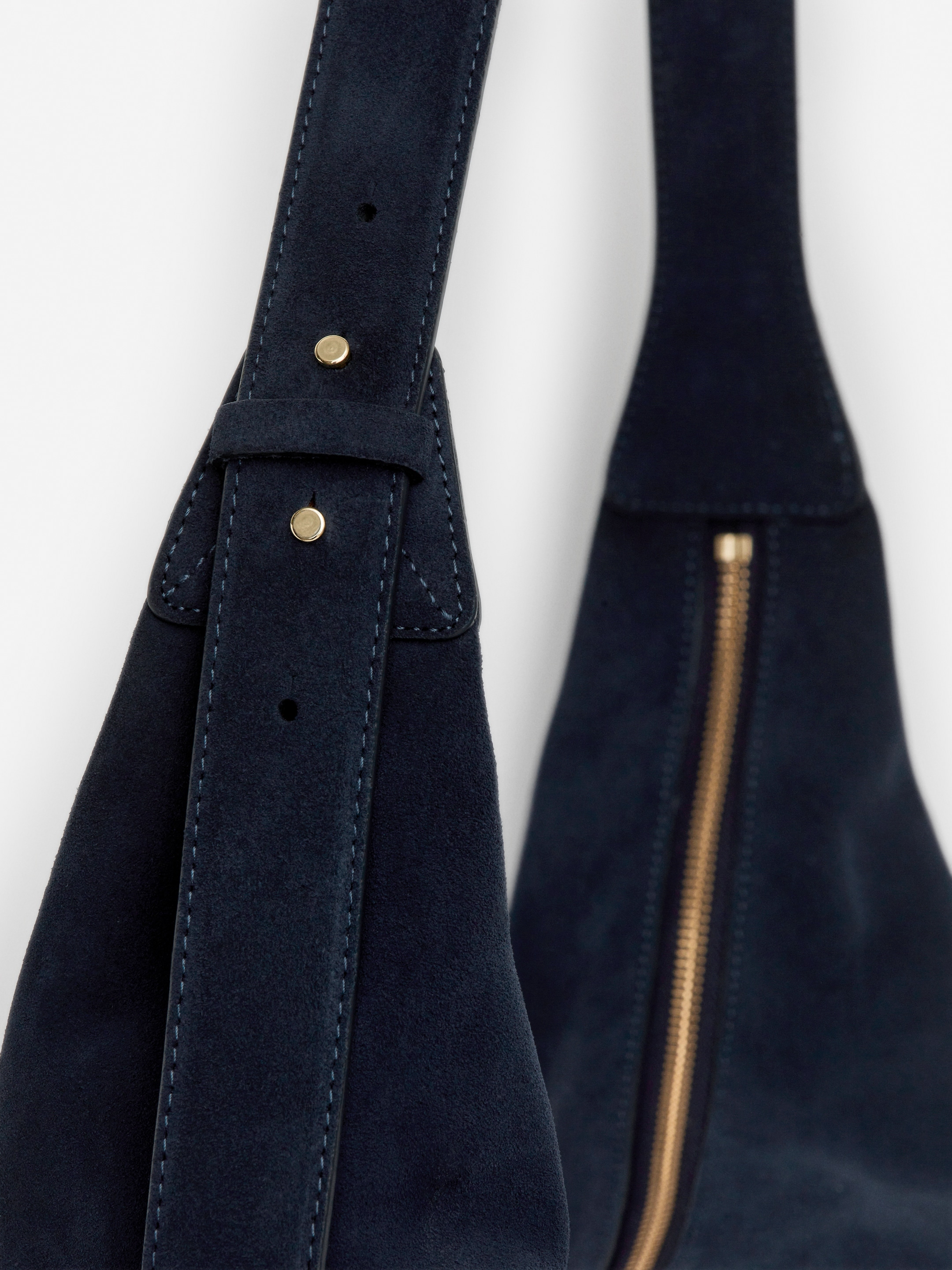 Veloursledertasche - Dunkelblau - women - StillMedia/DescriptiveDetail - 11