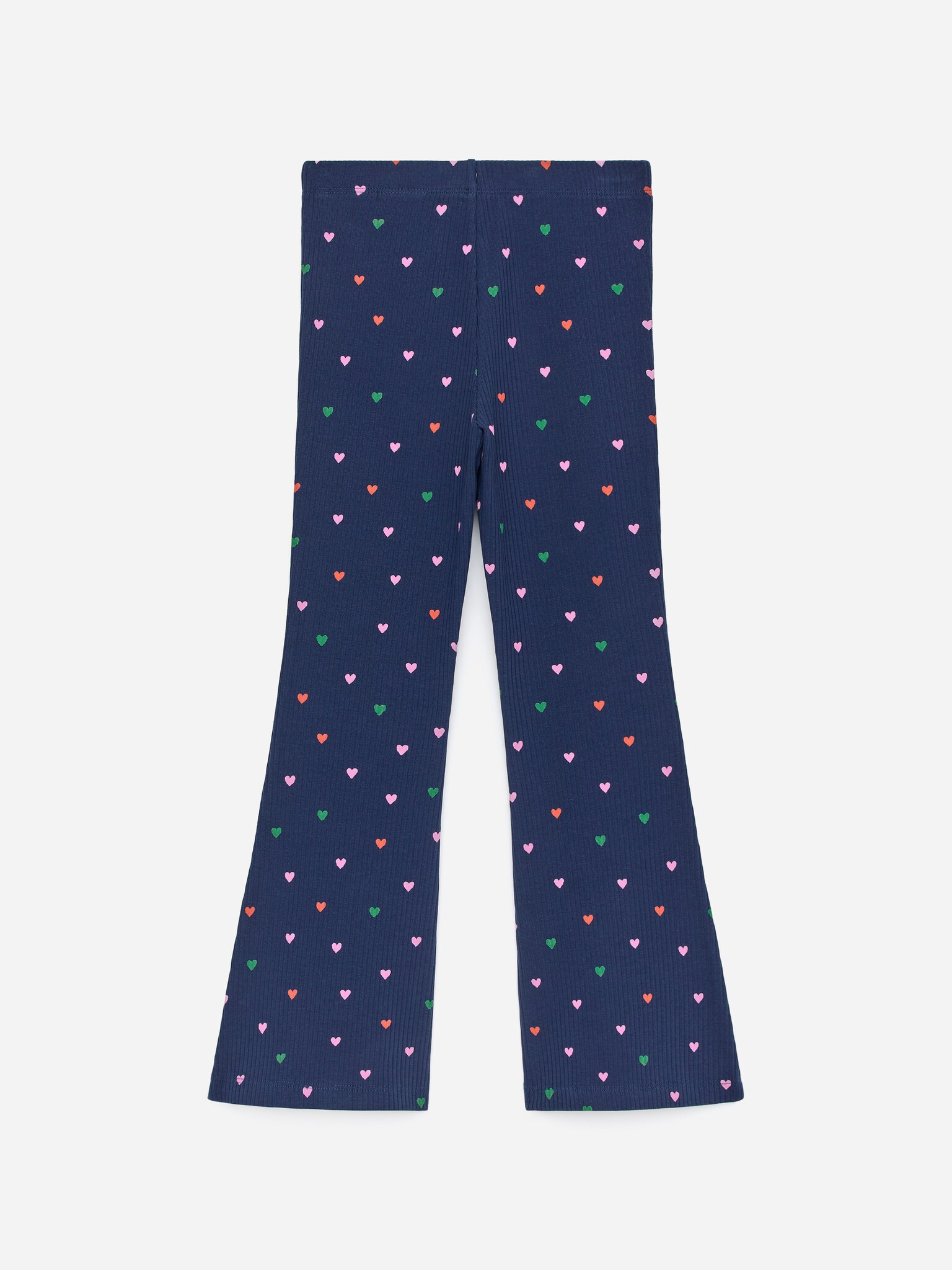 Ribbstickade leggings - Blå/flerfärgad/Svart/Beige/svart/Off-white - 3