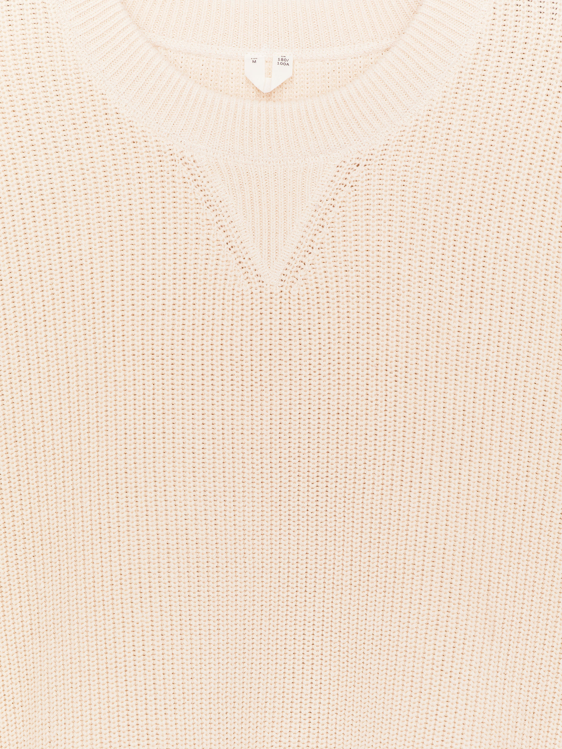 Cotton Linen Jumper - Off White - Relaxed fit - Men - StillMedia/DescriptiveStillLife - 1