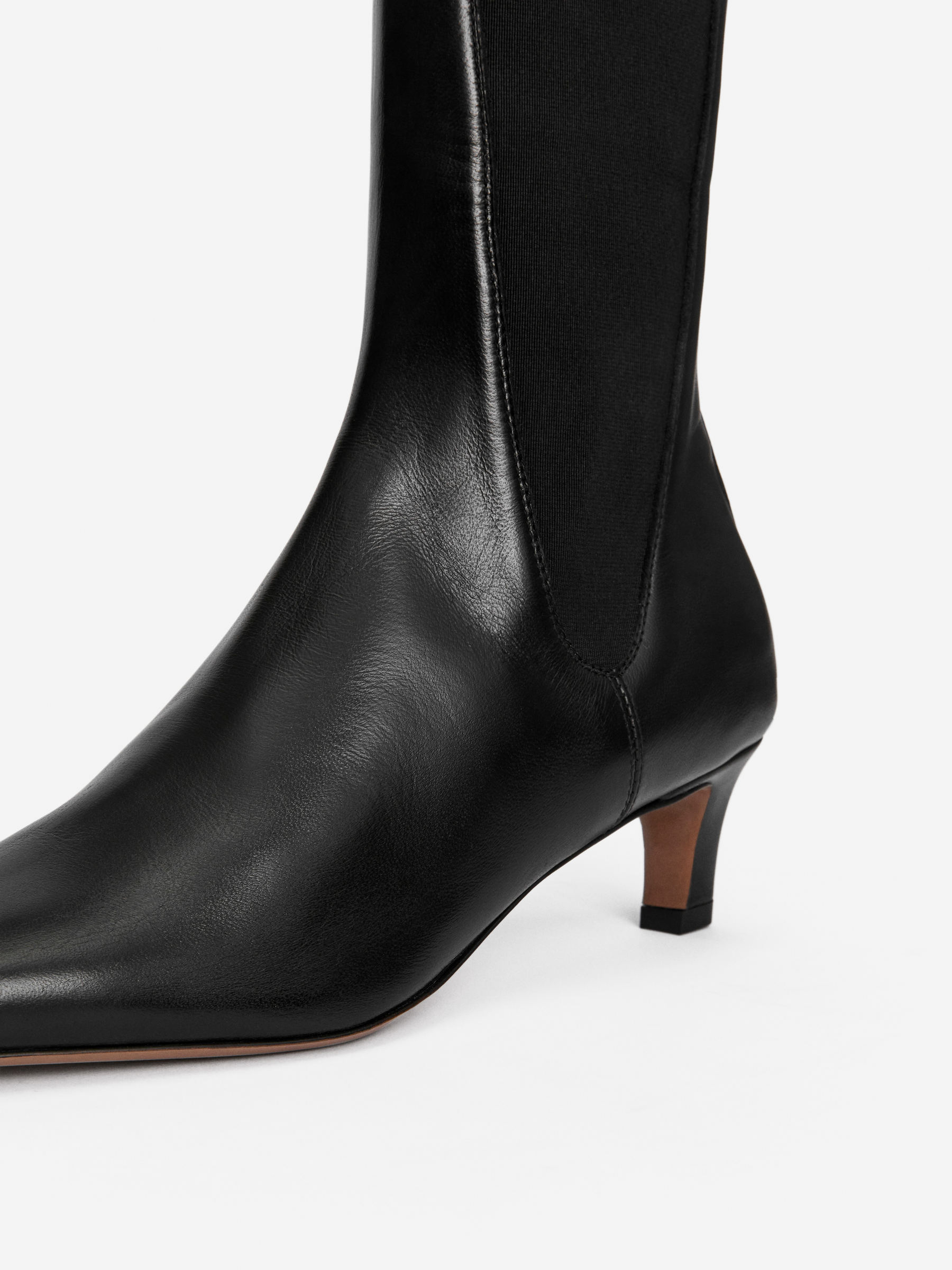 Square-Toe Ankle Boots - Black - Women - StillMedia/DescriptiveDetail - 2