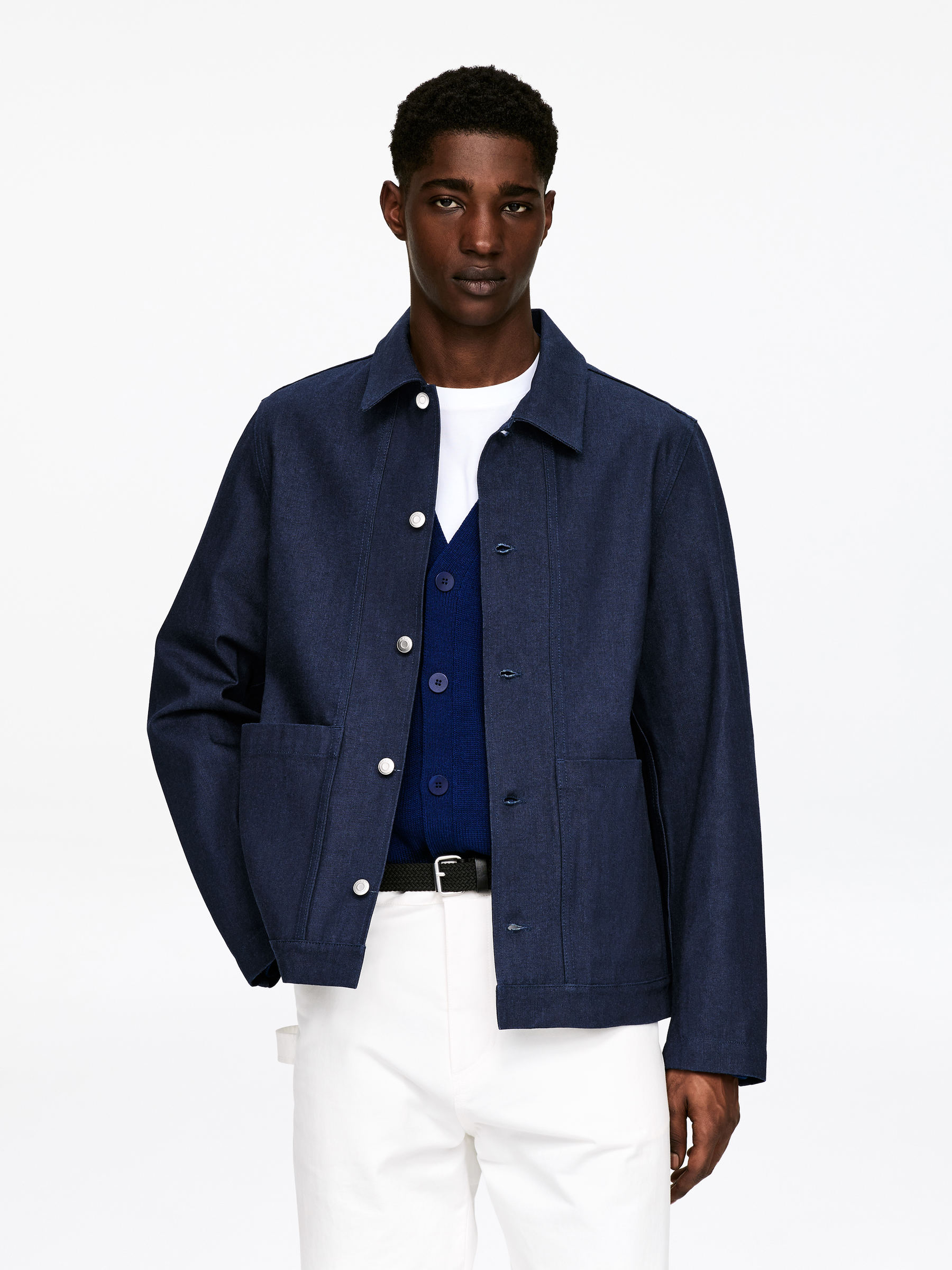 Denim Workwear Jacket - Blue - Relaxed fit - Men - StillMedia/Lookbook - 4