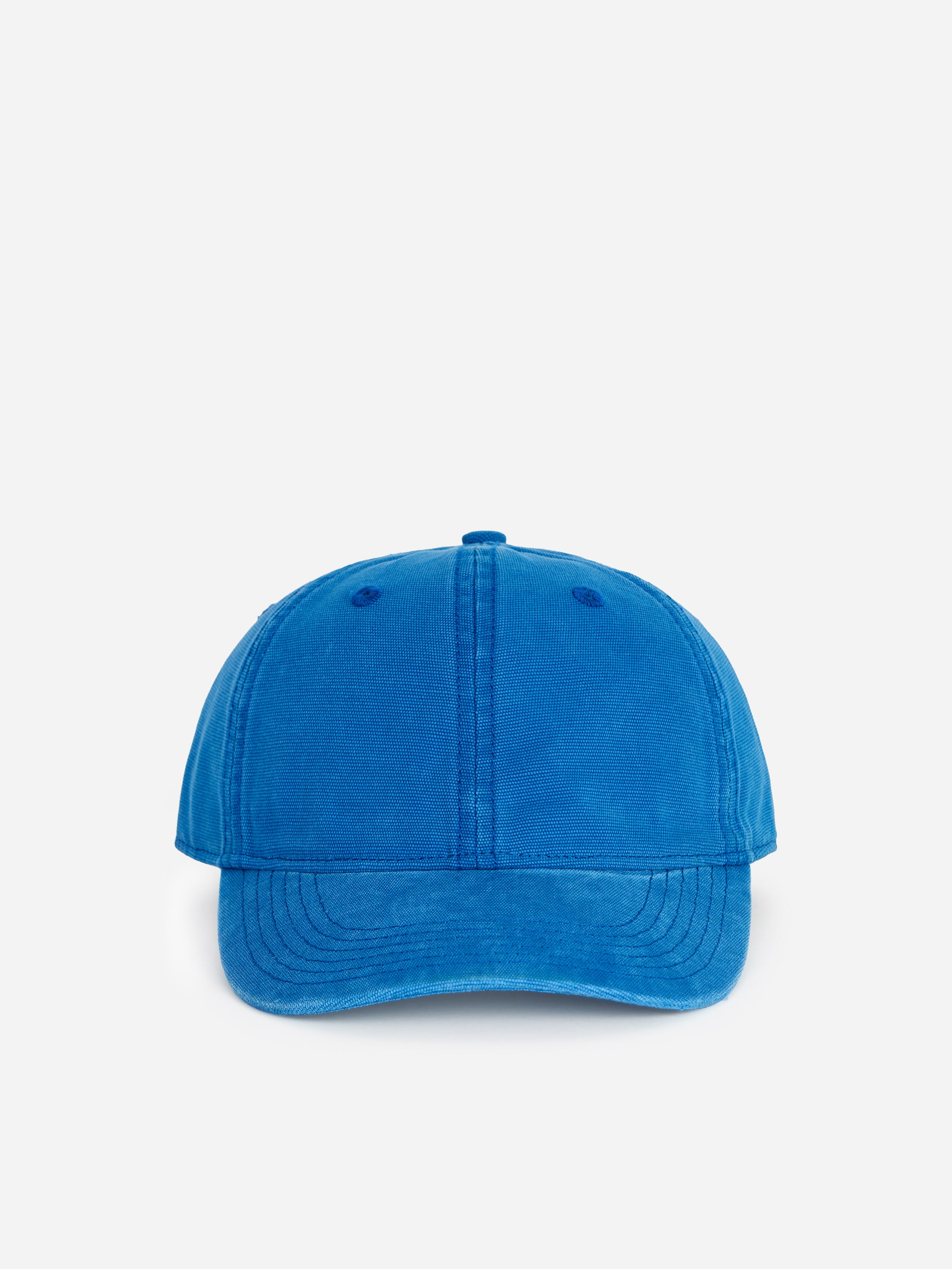 Washed Cotton Canvas Cap - Blue - Men - StillMedia/DescriptiveStillLife - 2