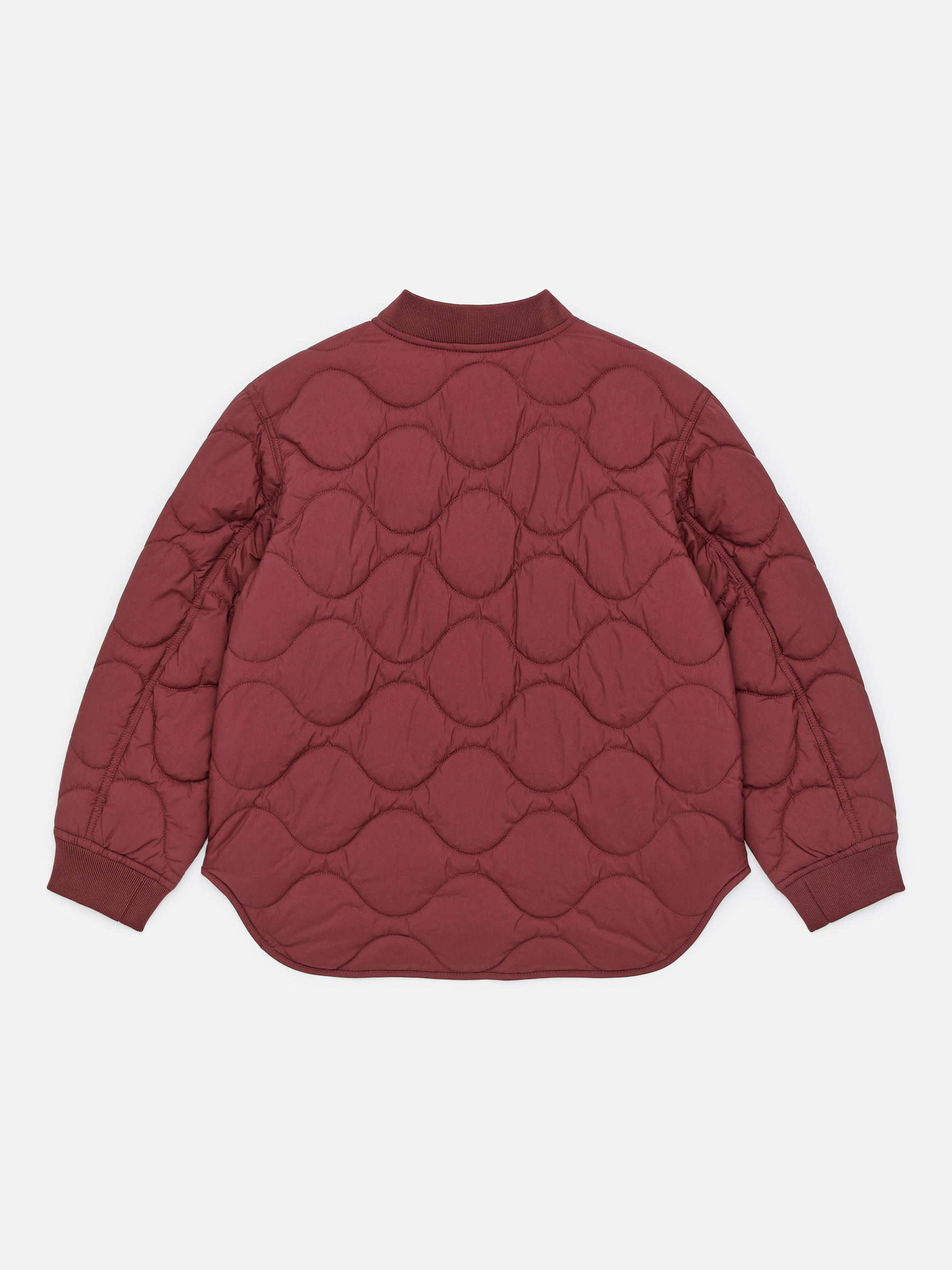 Quilted Jacket - Dark Red - Regular fit - Children - StillMedia/DescriptiveStillLife - 2