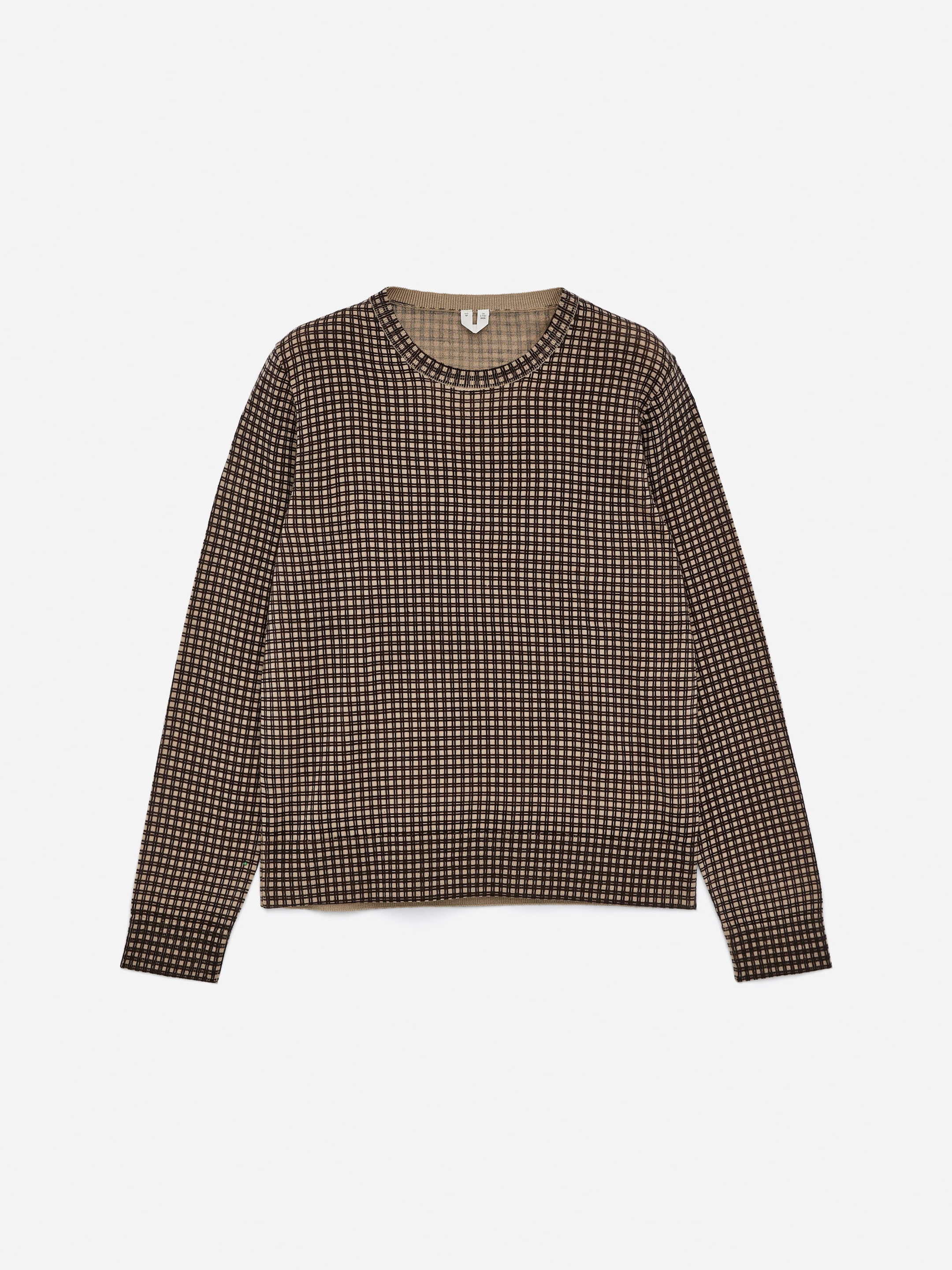 Maglione girocollo in lana-#4f3f34-16569