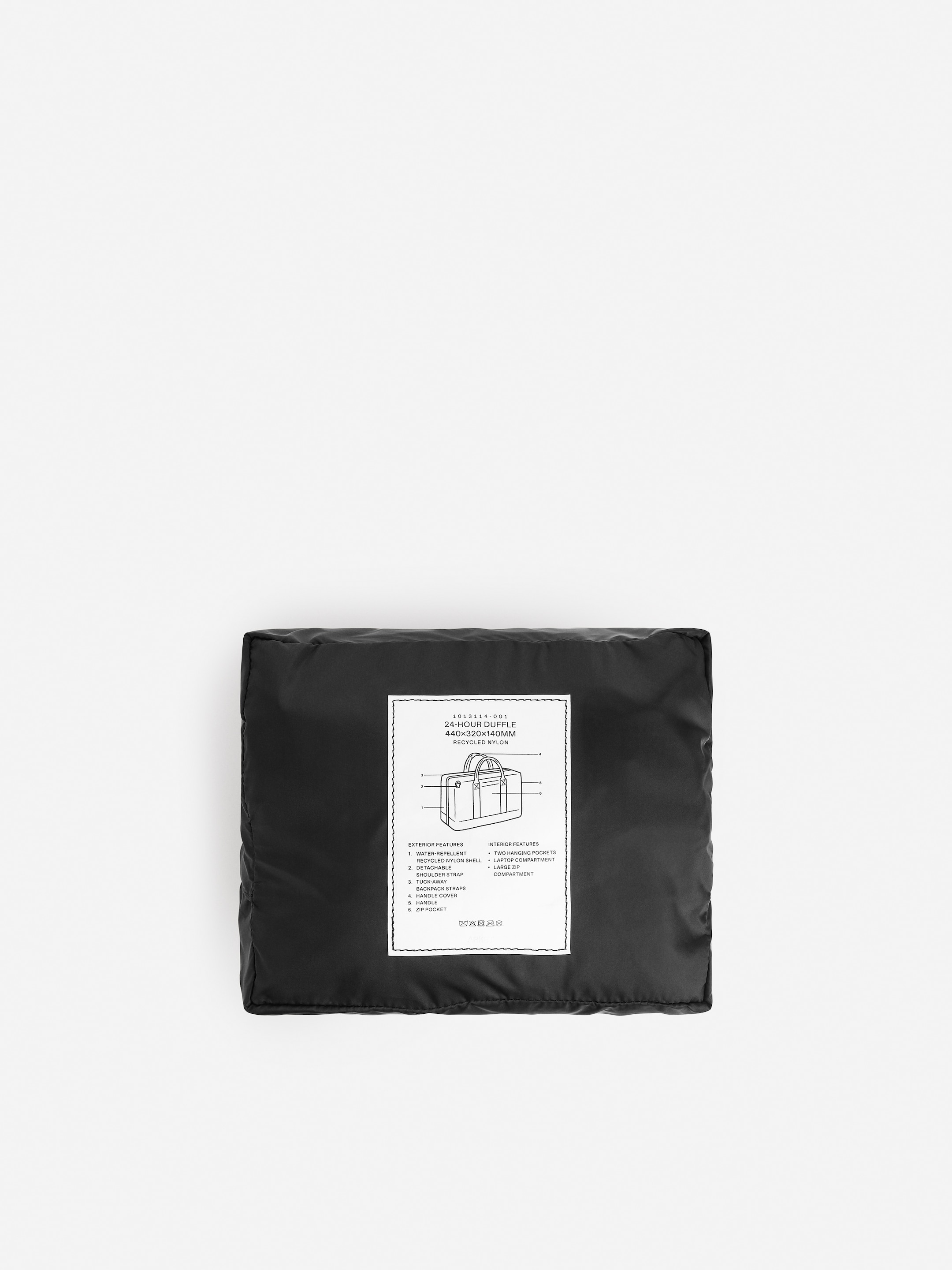 24-Hour Duffle Bag - Black - Travel - StillMedia/DescriptiveDetail - 6