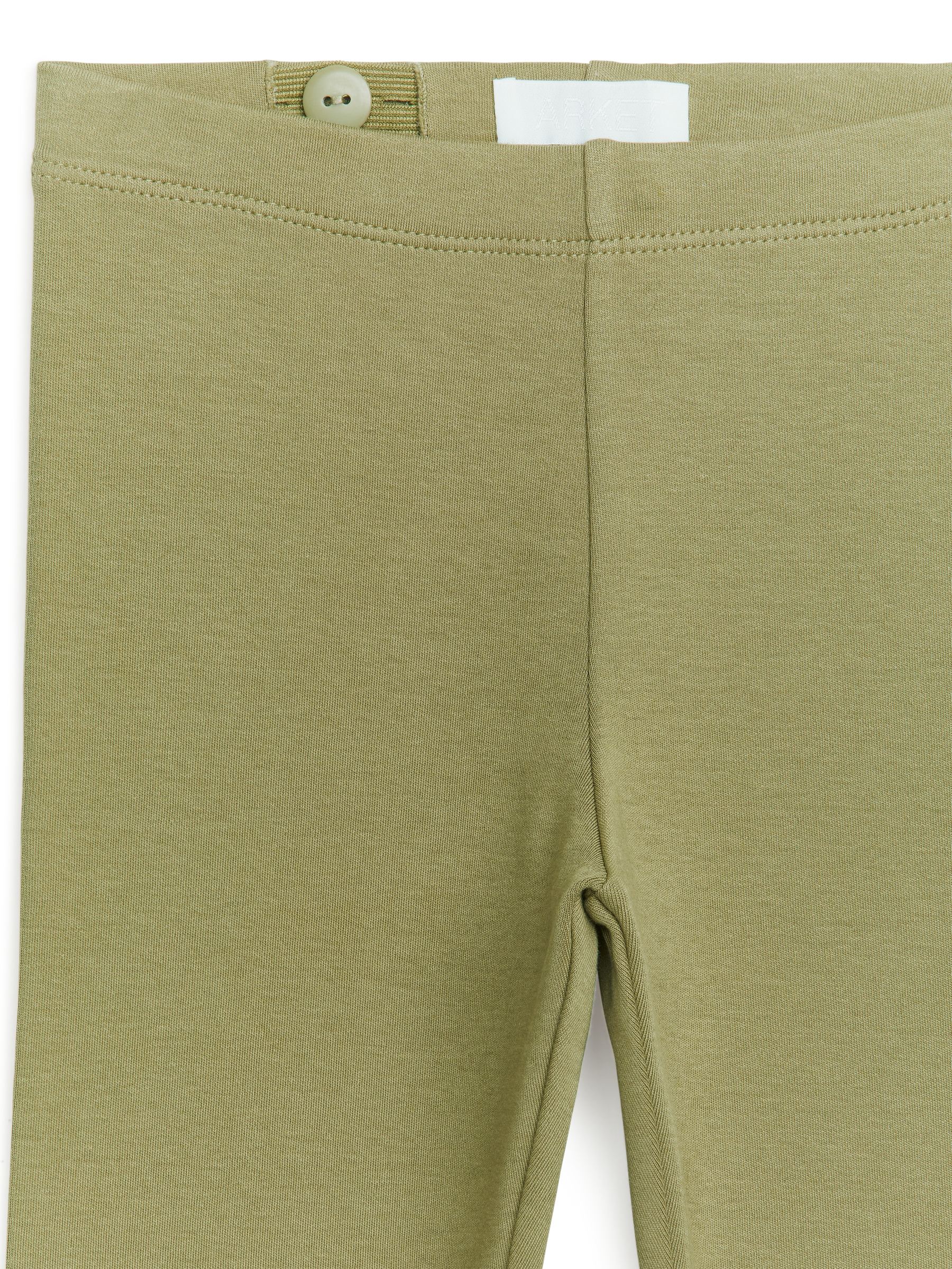 Dżersejowe legginsy - Khaki Green - Wąski fason - Children - StillMedia/DescriptiveDetail - 1