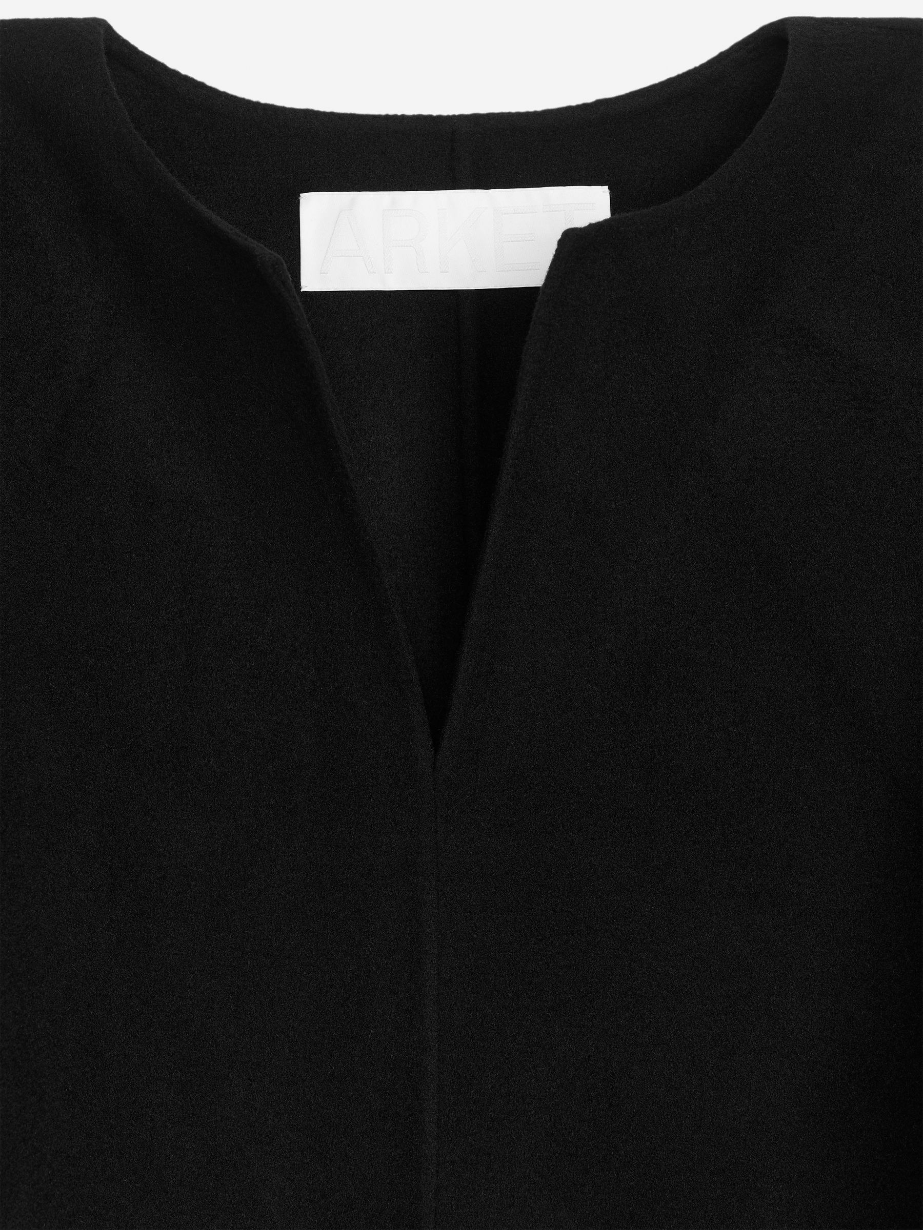 Abito a tunica in misto lana - Nero - Loose fit - Women - StillMedia/DescriptiveDetail - 2