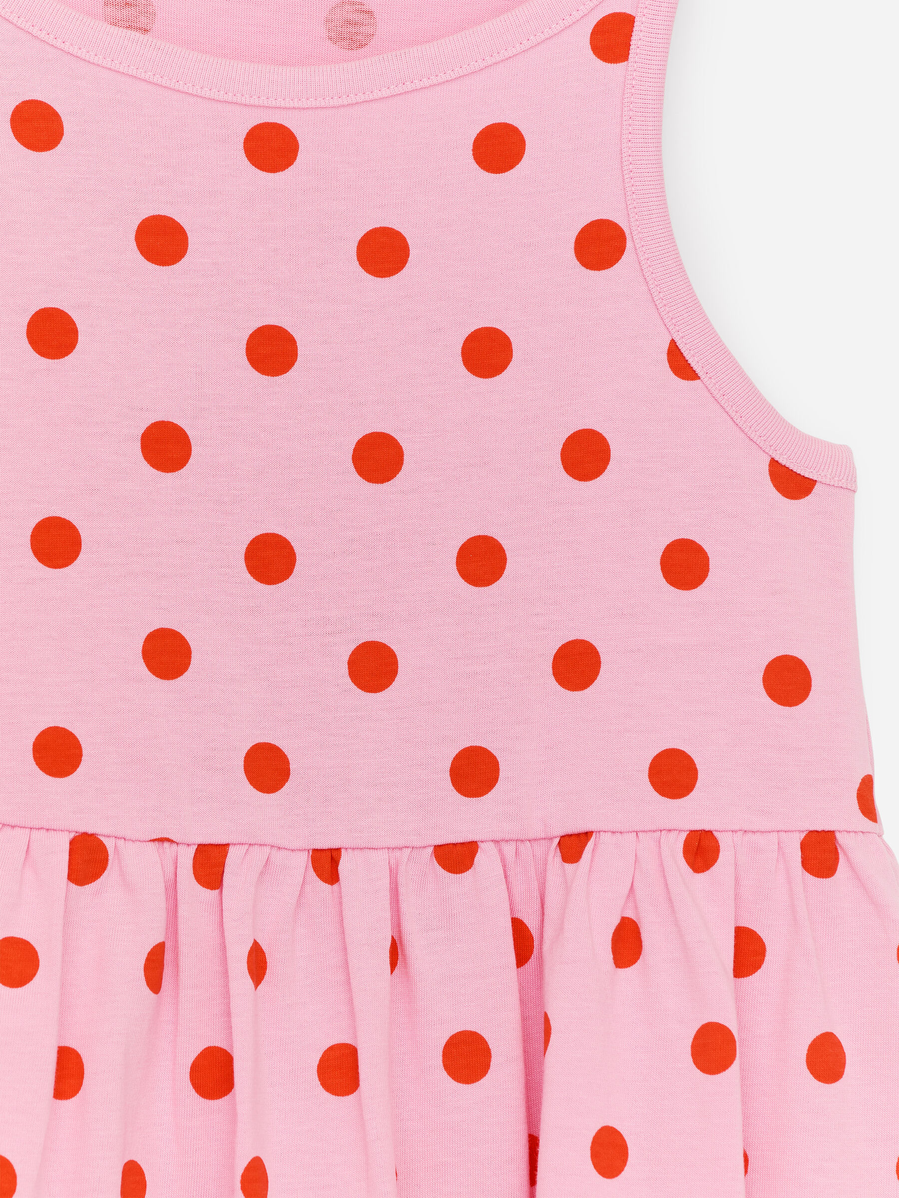 Jersey Strap Dress - Pink/Red - Relaxed fit - Children - StillMedia/DescriptiveDetail - 2