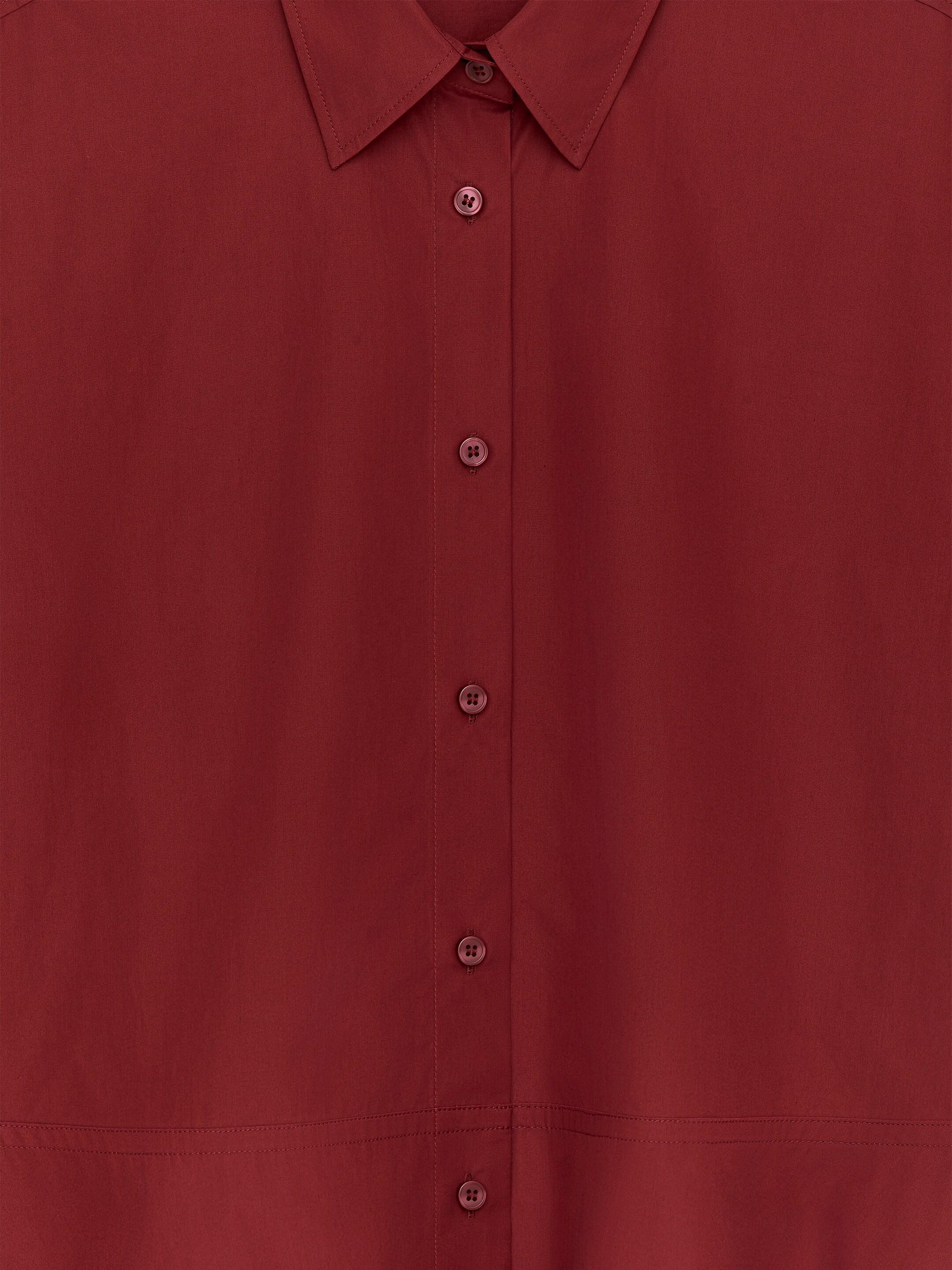 Vezi imaginea mai mare: Bluză peplum din bumbac - Roșu închis - FEMEI | H&M RO 6