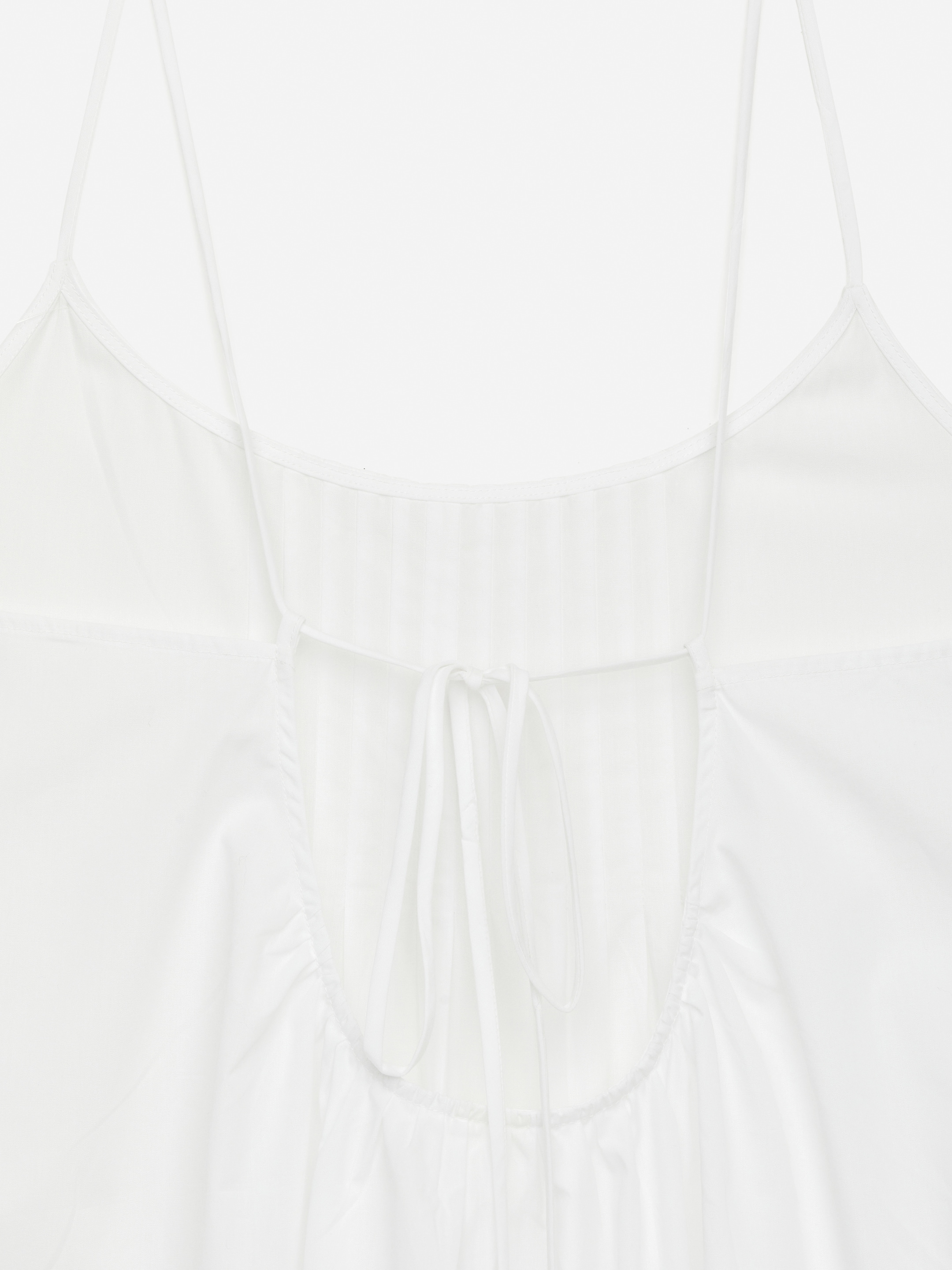Tie-Back Dress - White - Loose fit - Women - StillMedia/DescriptiveDetail - 1