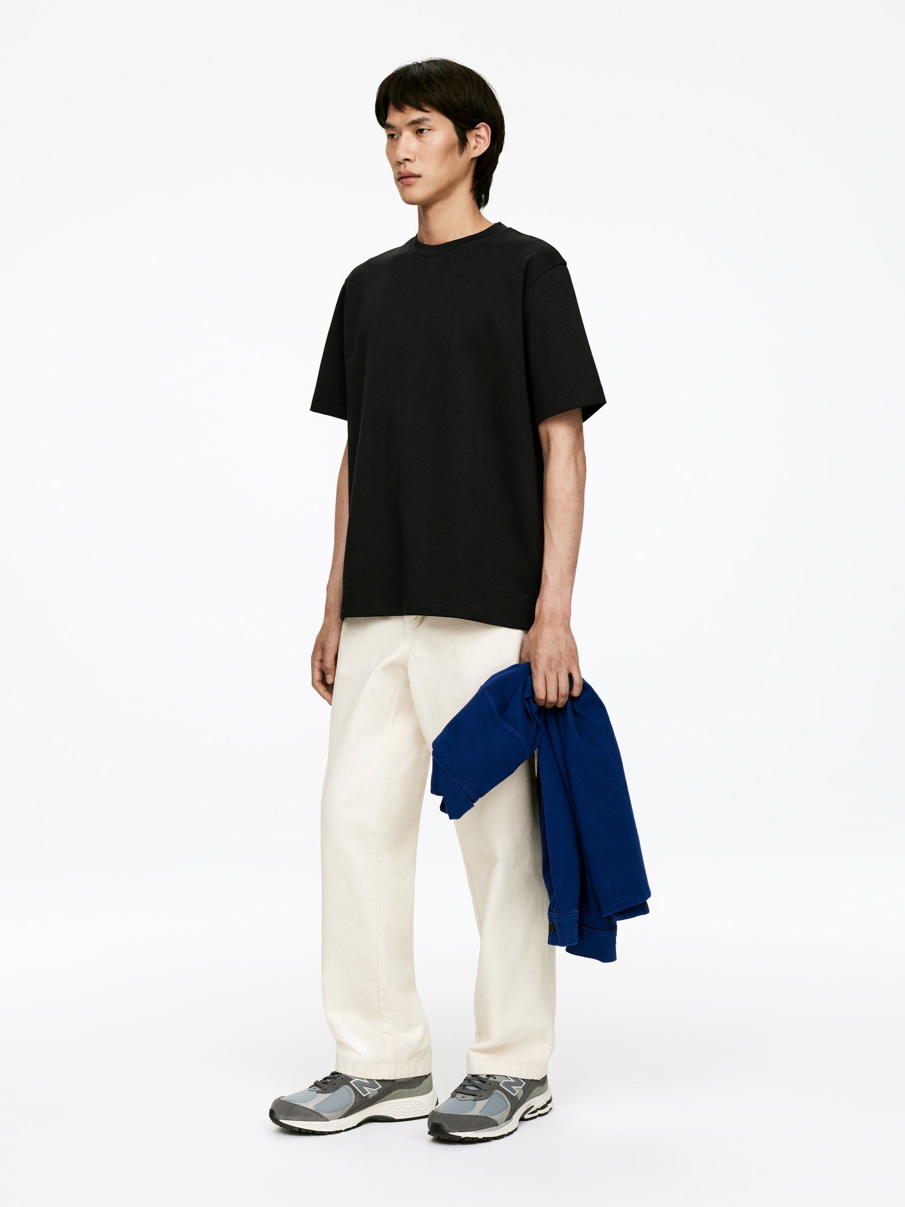 Interlock T-shirt - Black - Loose fit - Men - StillMedia/Lookbook - 46