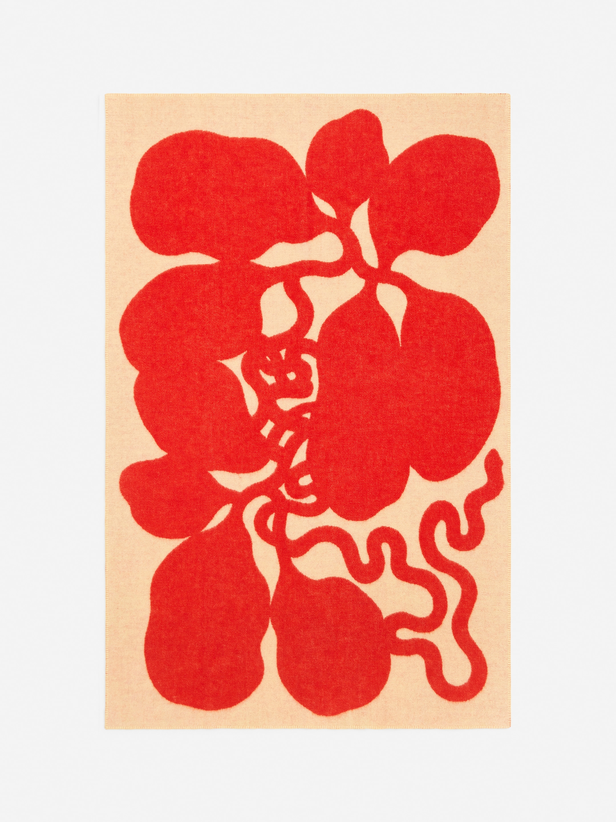 Visualizza immagine più grande: Coperta Klippan in lana - Crema/Rosso - HOME | H&M IT 1