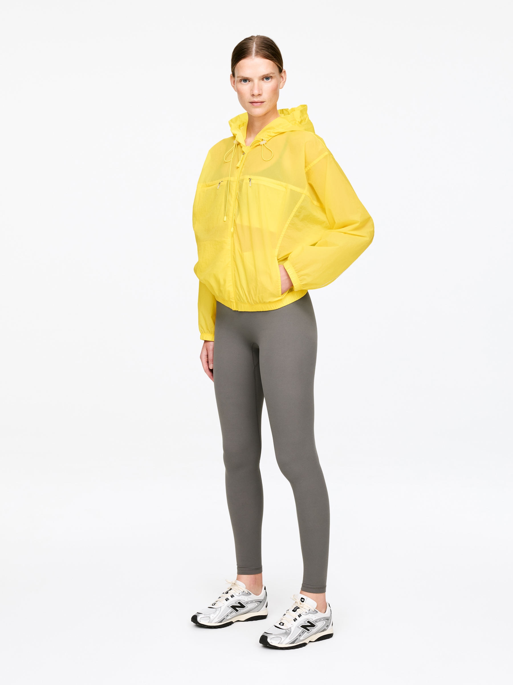 Ripstop Windbreaker - Yellow - Loose fit - Women - StillMedia/Lookbook - 7
