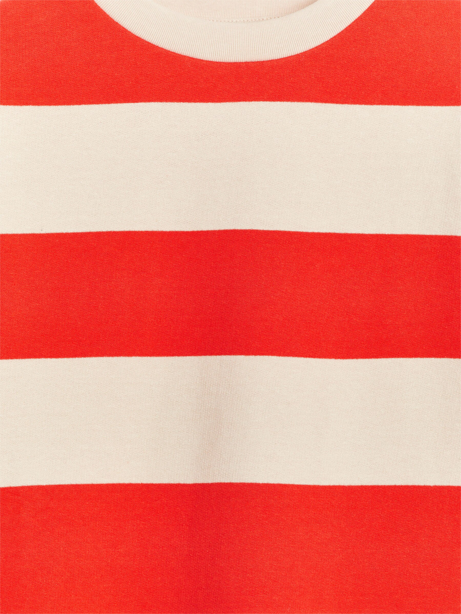 Sweatshirt aus Baumwolle - Rot/Beige - Regular Fit - Kinder - StillMedia/DescriptiveDetail - 1