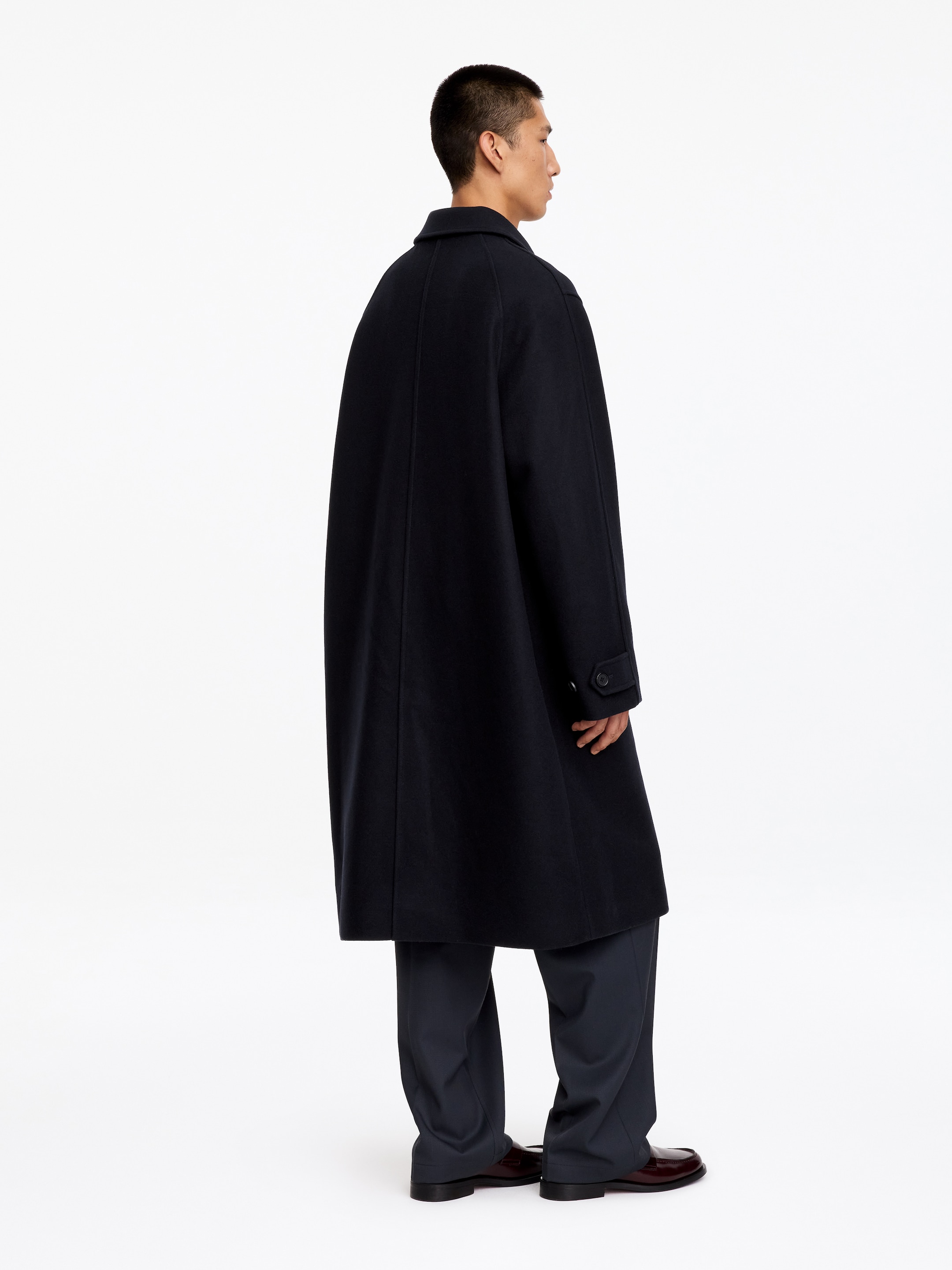 Abrigo en mezcla de lana - Azul - Corte relajado - men - StillMedia/Lookbook - 7