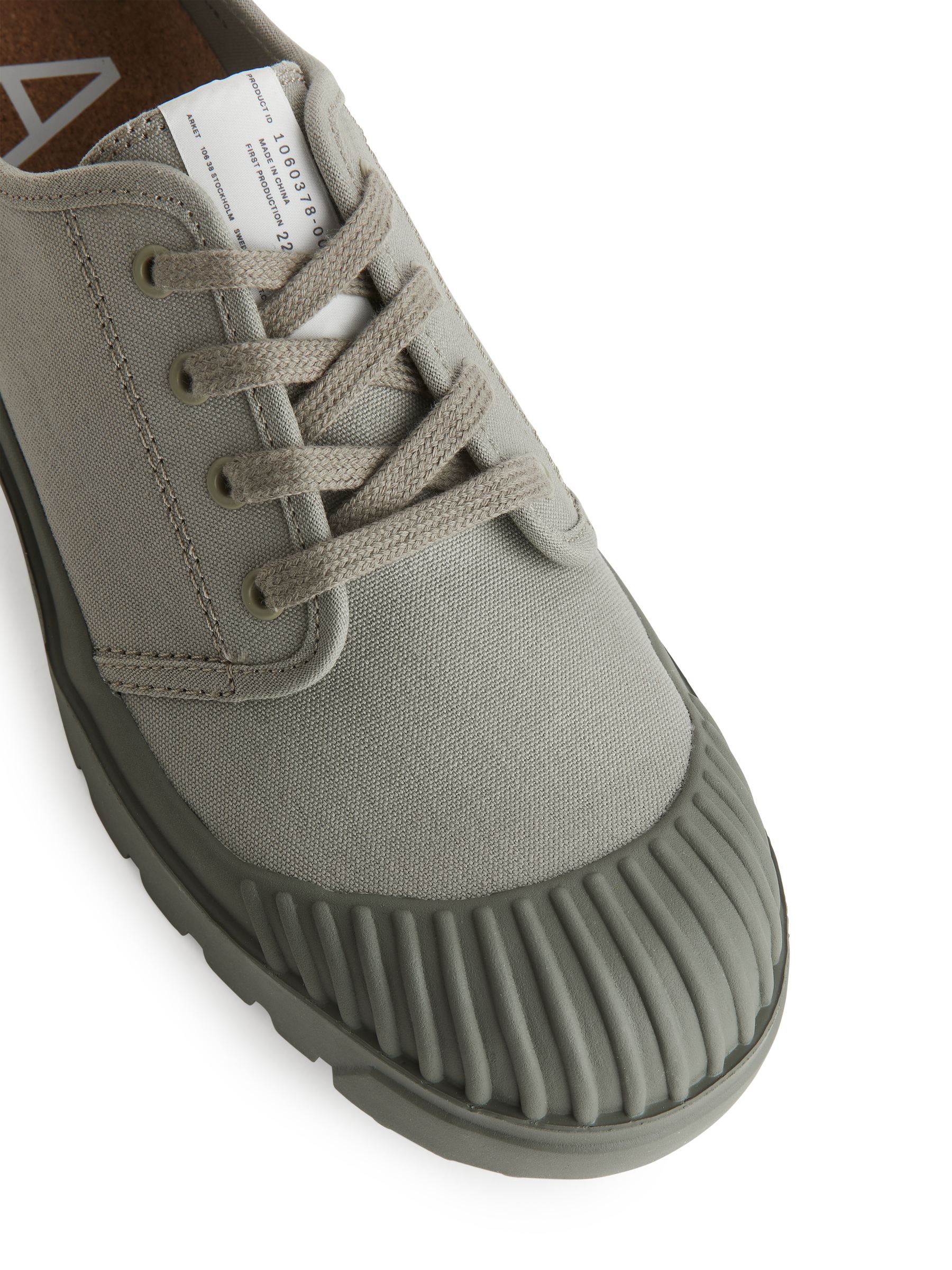 Zapatillas de lona con suela gruesa - Verde caqui - Men - StillMedia/DescriptiveDetail - 4