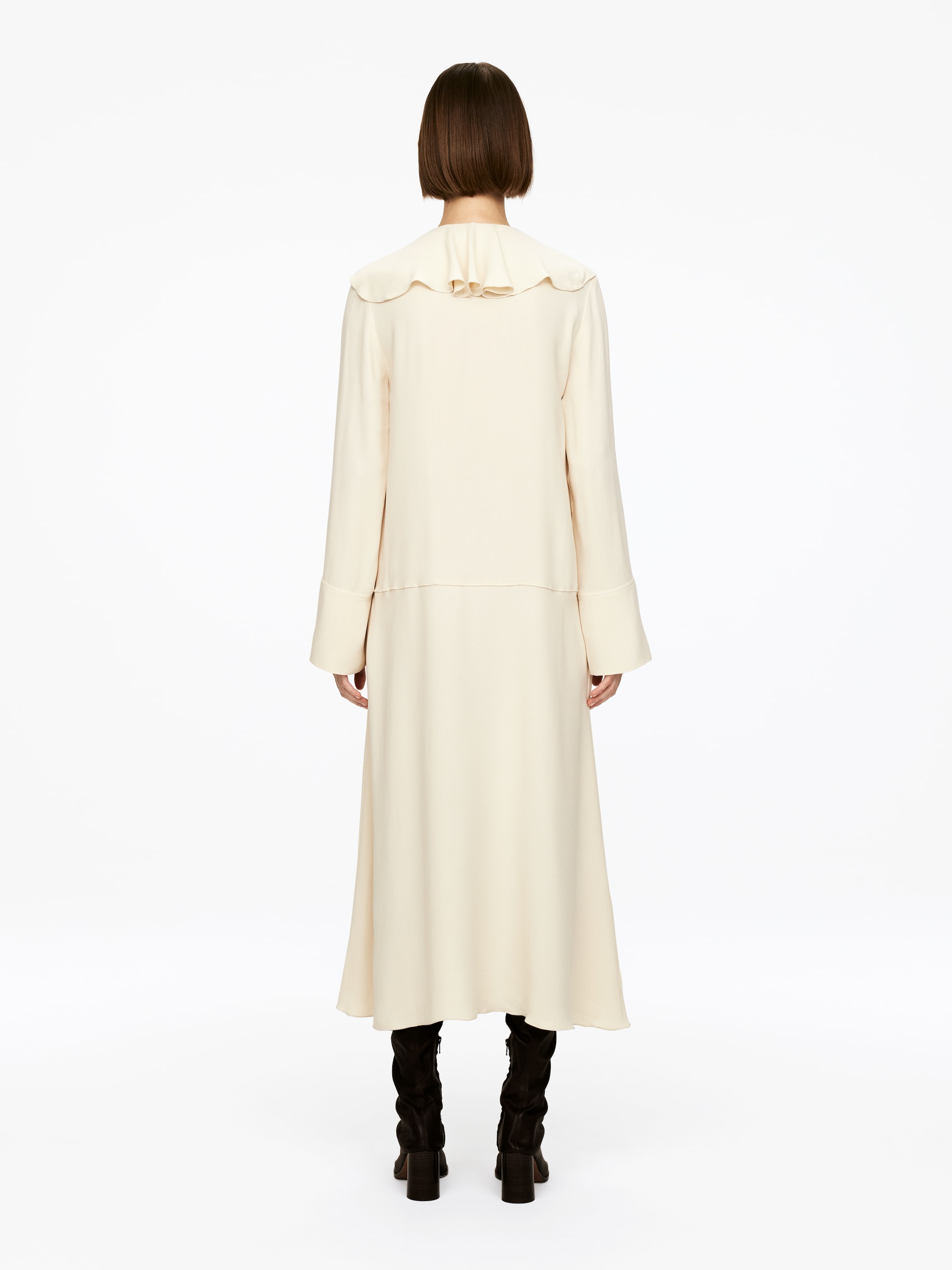 Visualizza immagine più grande: Abito con scollo con gala - Bianco sporco - DONNA | H&M IT 4