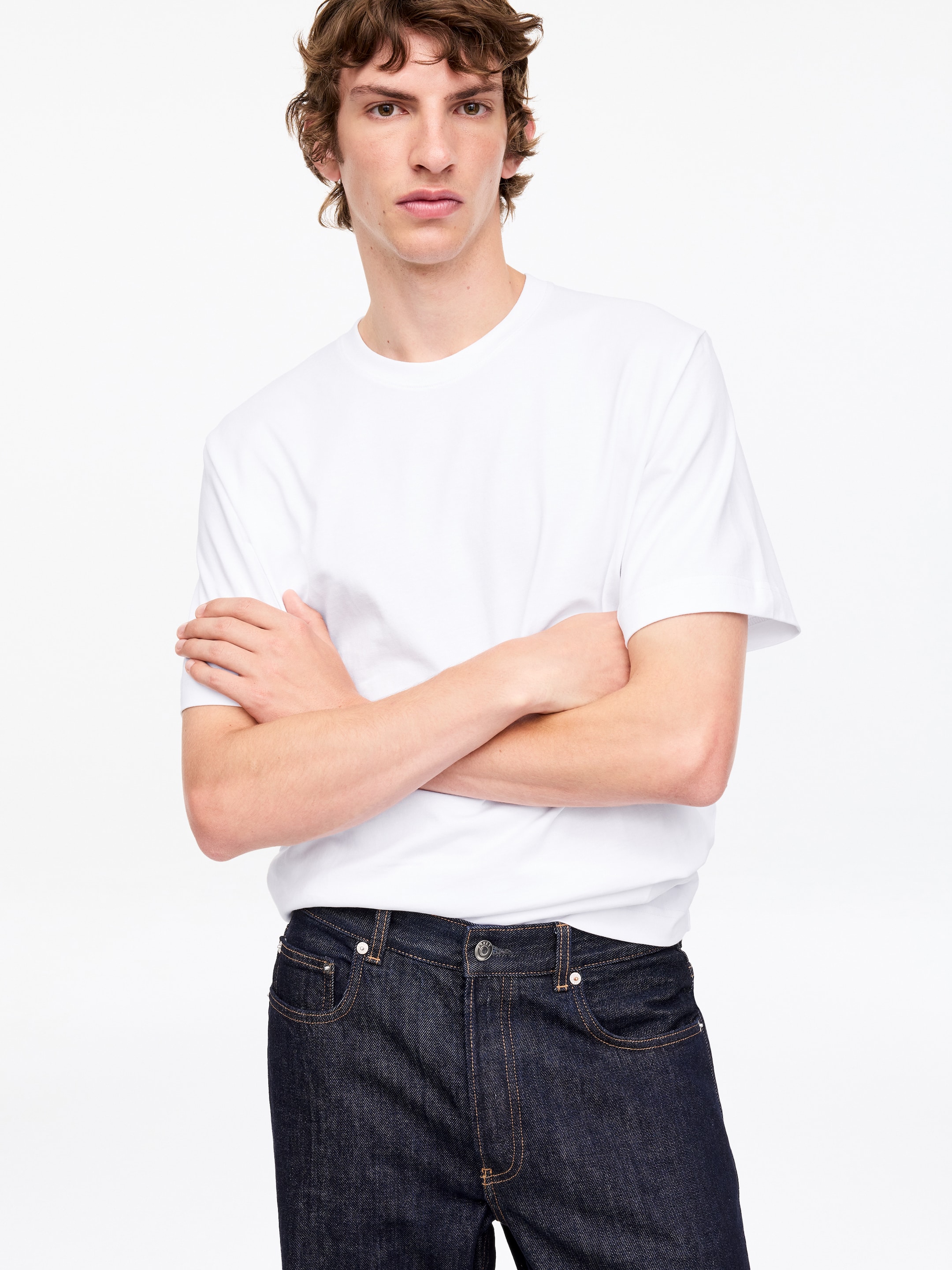 220 GSM Relaxed T-Shirt - White - Regular fit - Men - StillMedia/Lookbook - 67