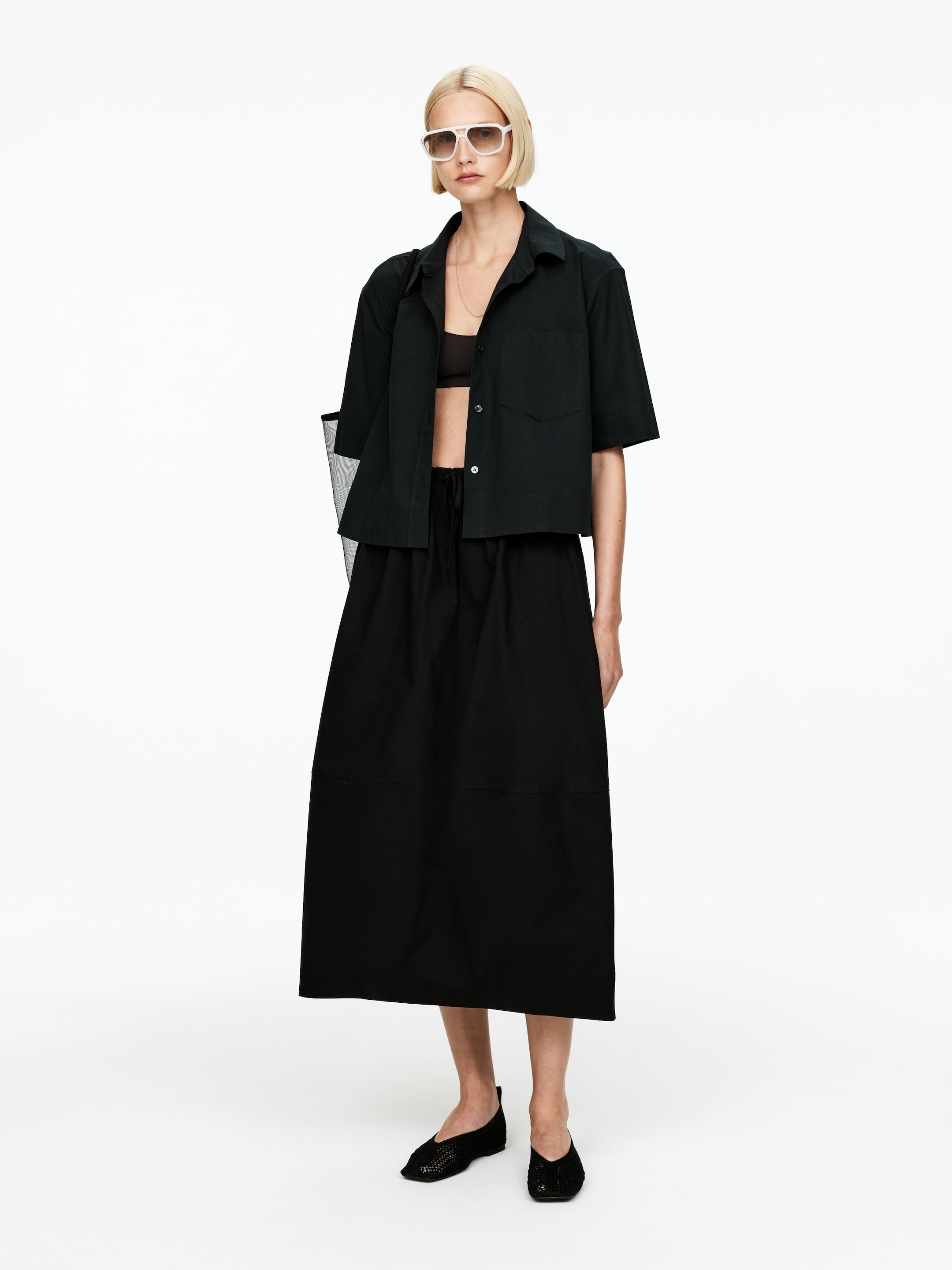 Grotere afbeelding bekijken: Gebreide ballerina's - Black - DAMES | H&M BE 1