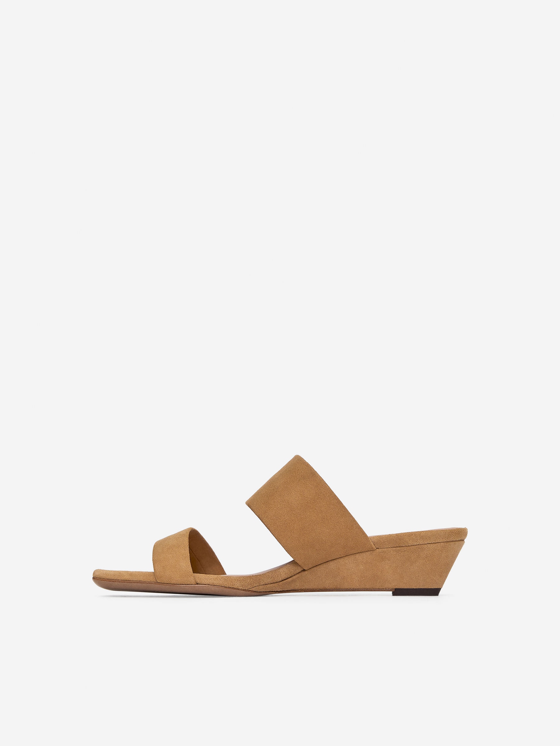 Suede Wedge Sandals - Beige - Women - StillMedia/DescriptiveStillLife - 4