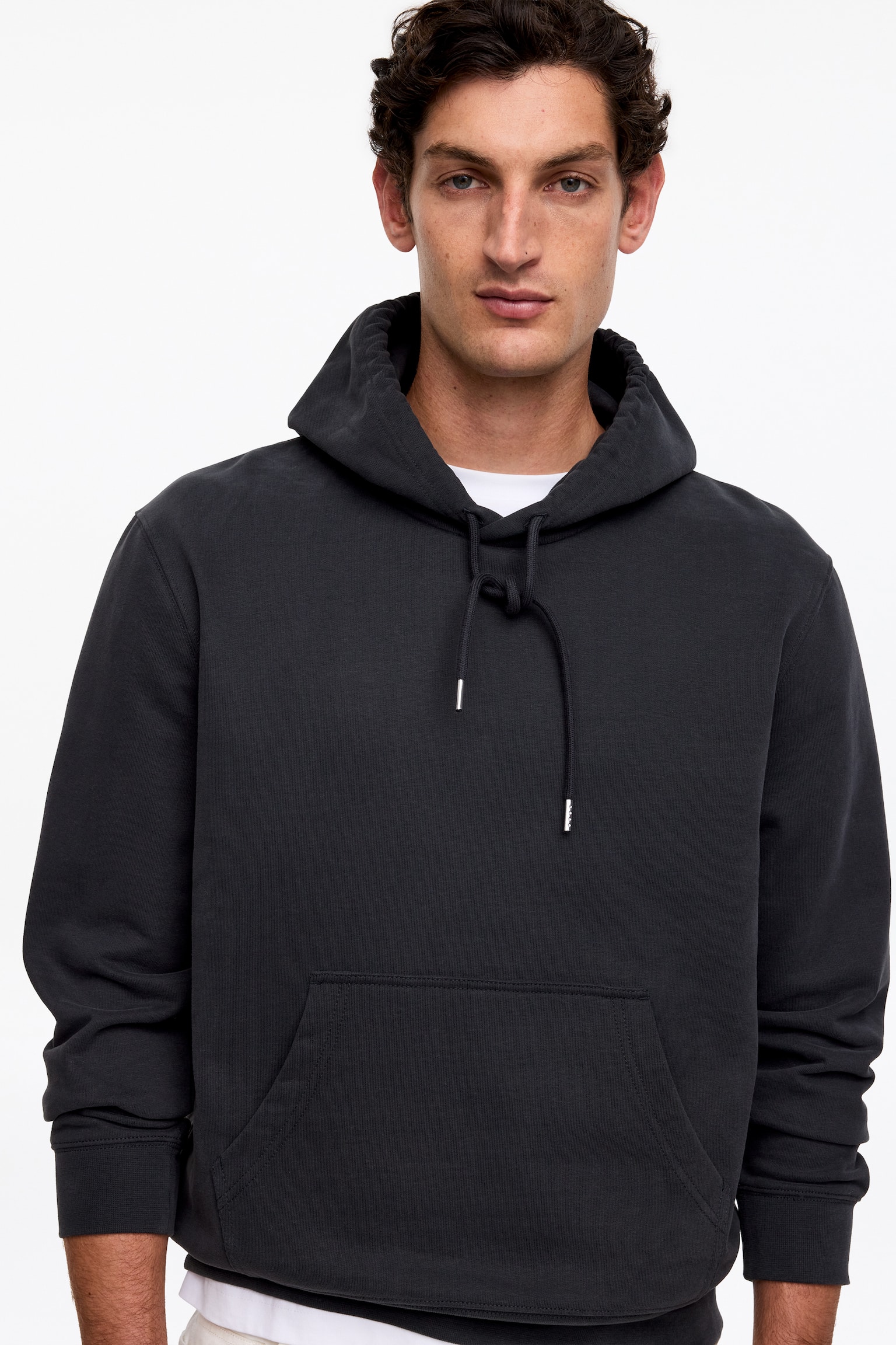 Sudadera con capucha - Azul oscuro/Rojo/Gris jaspeado - 5