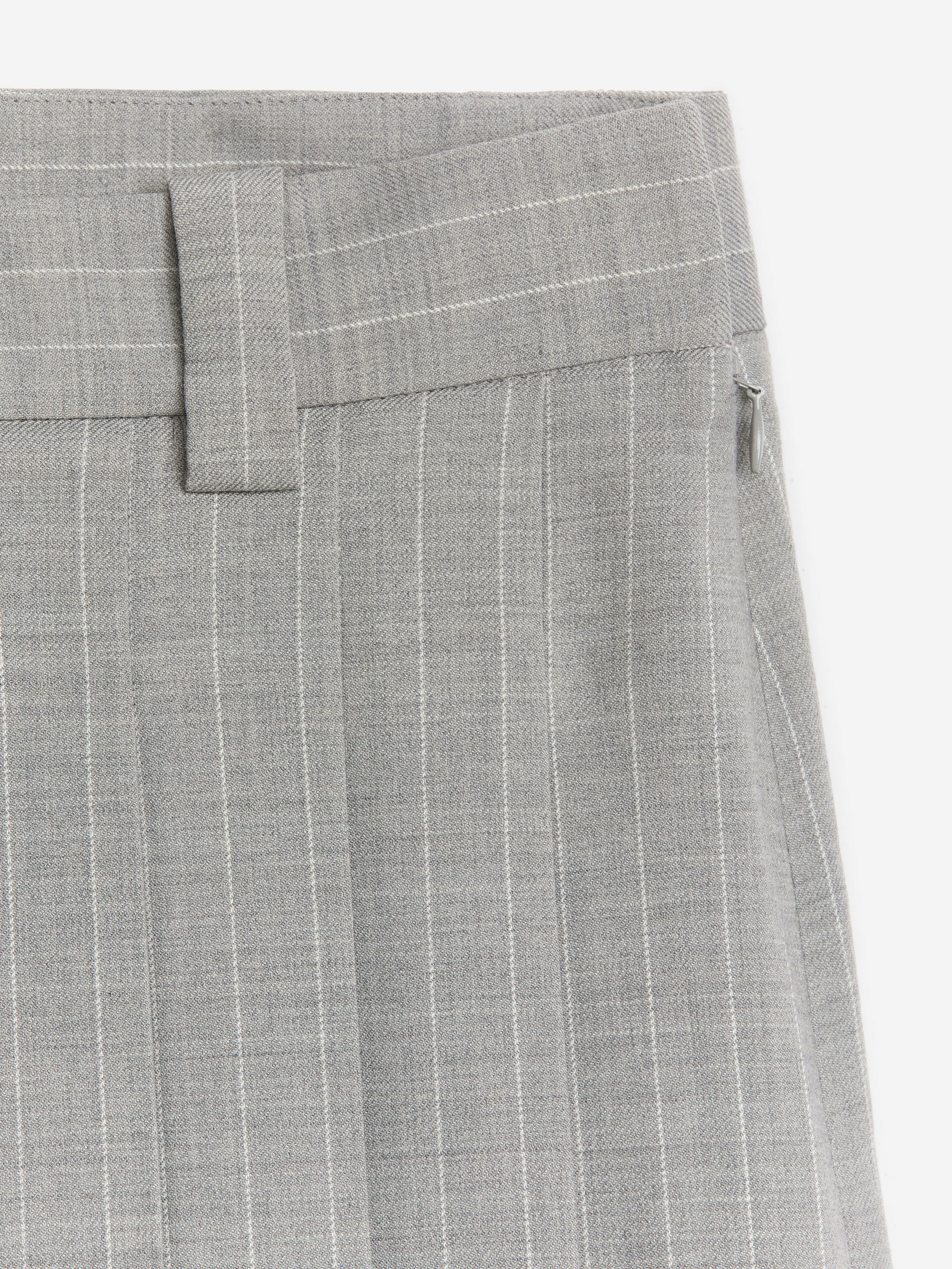 Minifalda de raya diplomática - Gris - Corte ajustado - Women - StillMedia/DescriptiveDetail - 2