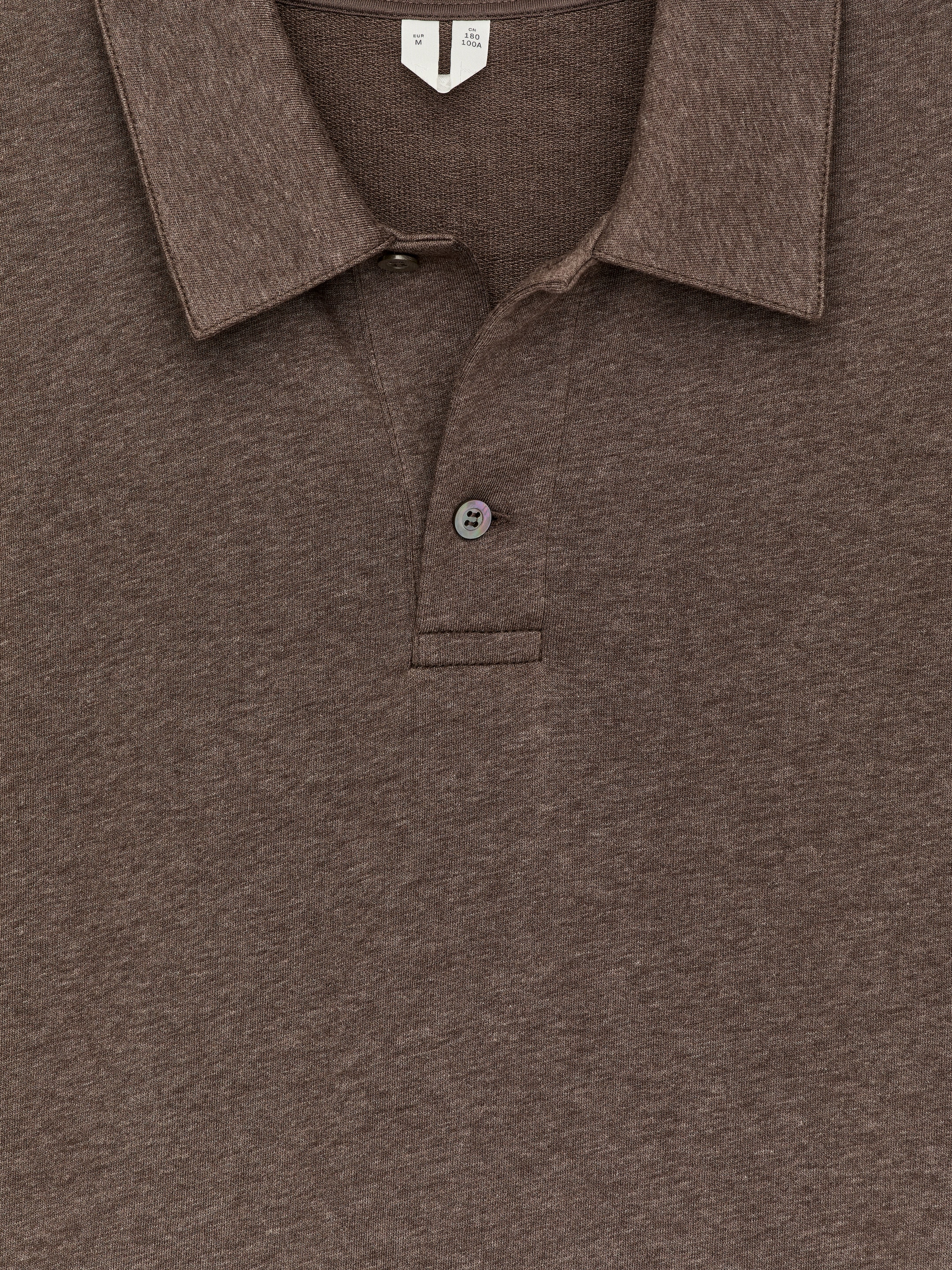 Tenniströja i lyocell och bomull - Mullvadsgrå - Regular fit - Men - StillMedia/DescriptiveDetail - 2