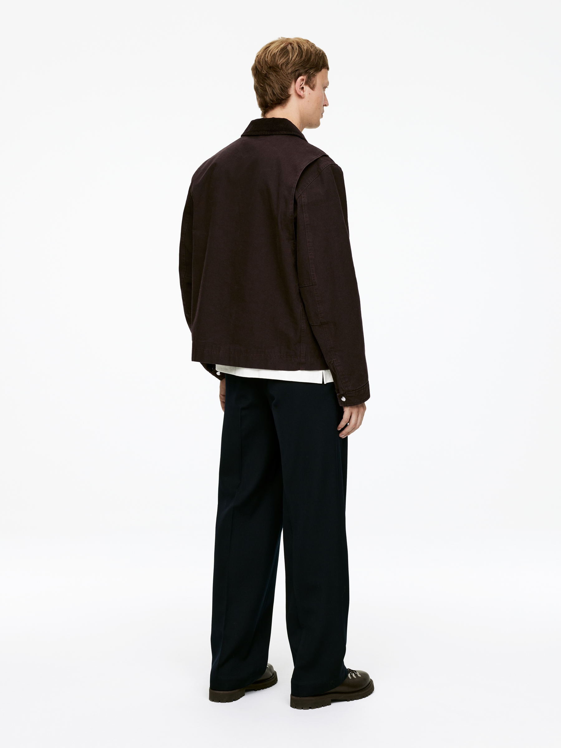 Cotton Canvas Jacket - Brown - Regular fit - Men - StillMedia/Lookbook - 6