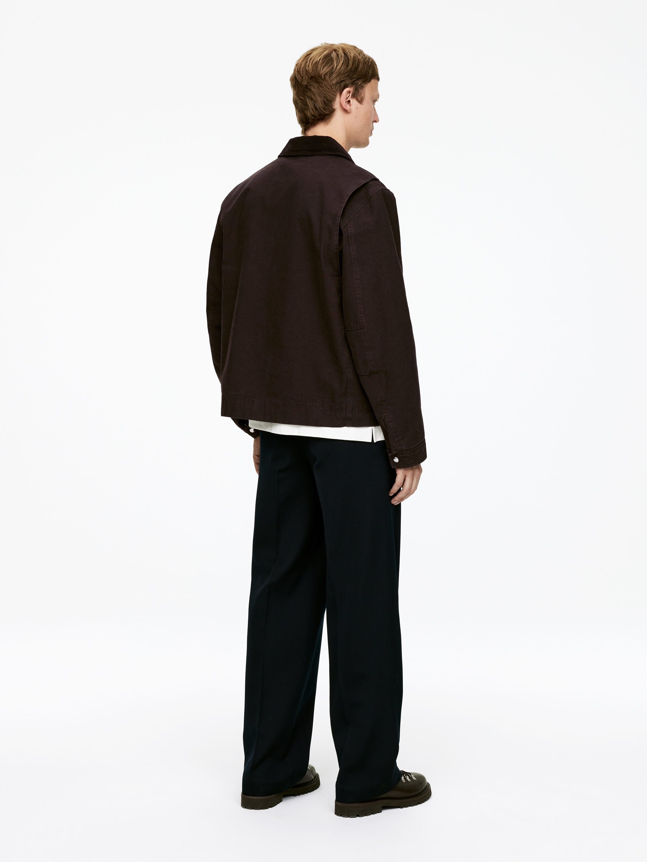 Cotton Canvas Jacket - Brown - Regular fit - Men - StillMedia/Lookbook - 6