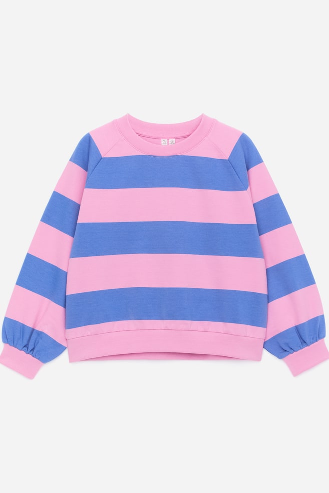 Legeres Sweatshirt - Blau/Rosa/Rosa/Rot/Lila - 1