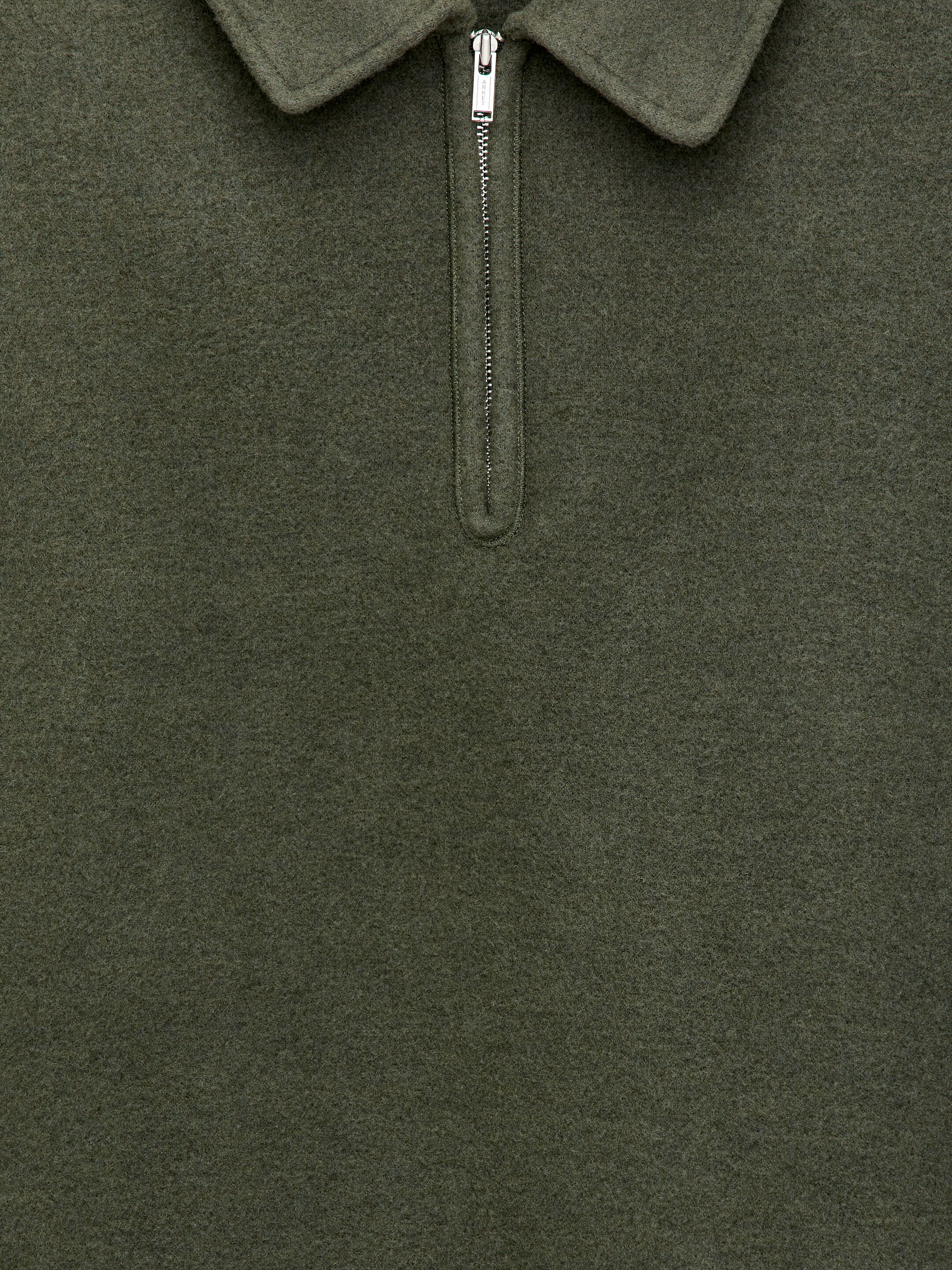 Zobraziť väčší obrázok: Double-Knit Half-Zip Jumper - Green - MUŽI | H&M SK 6