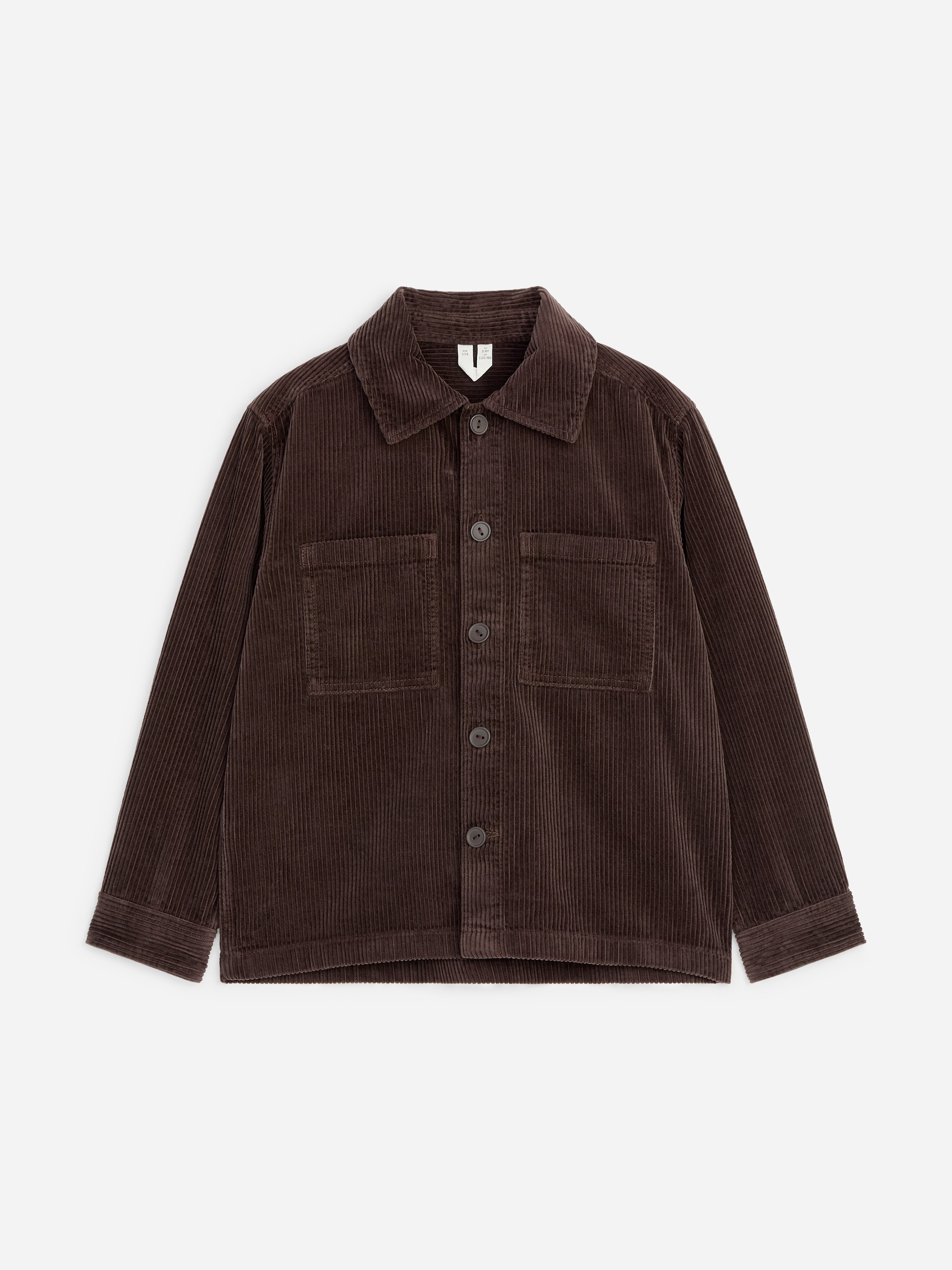 Overshirt i manchester-Brown-19853