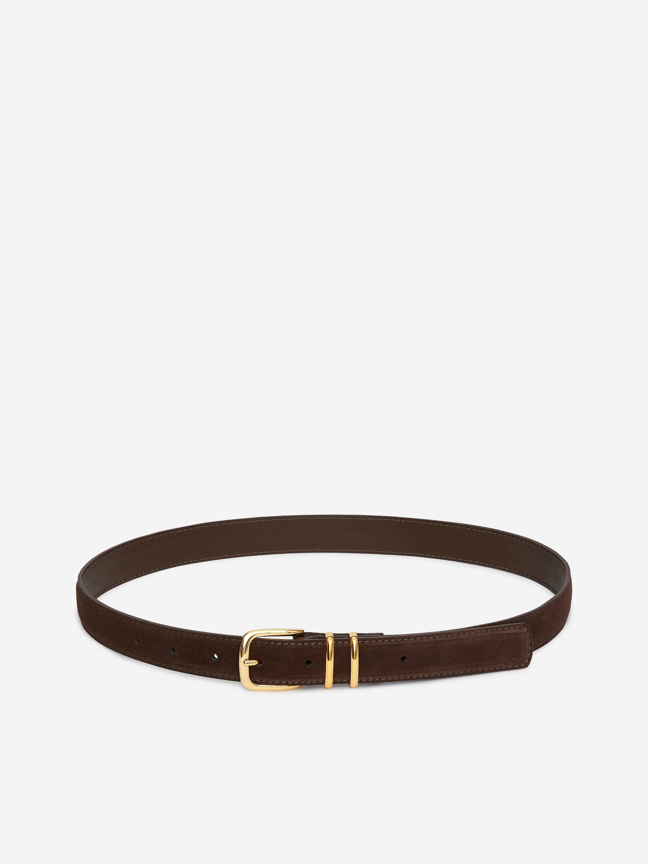 Split Suede Belt - Dark Brown - Women - StillMedia/DescriptiveStillLife - 6